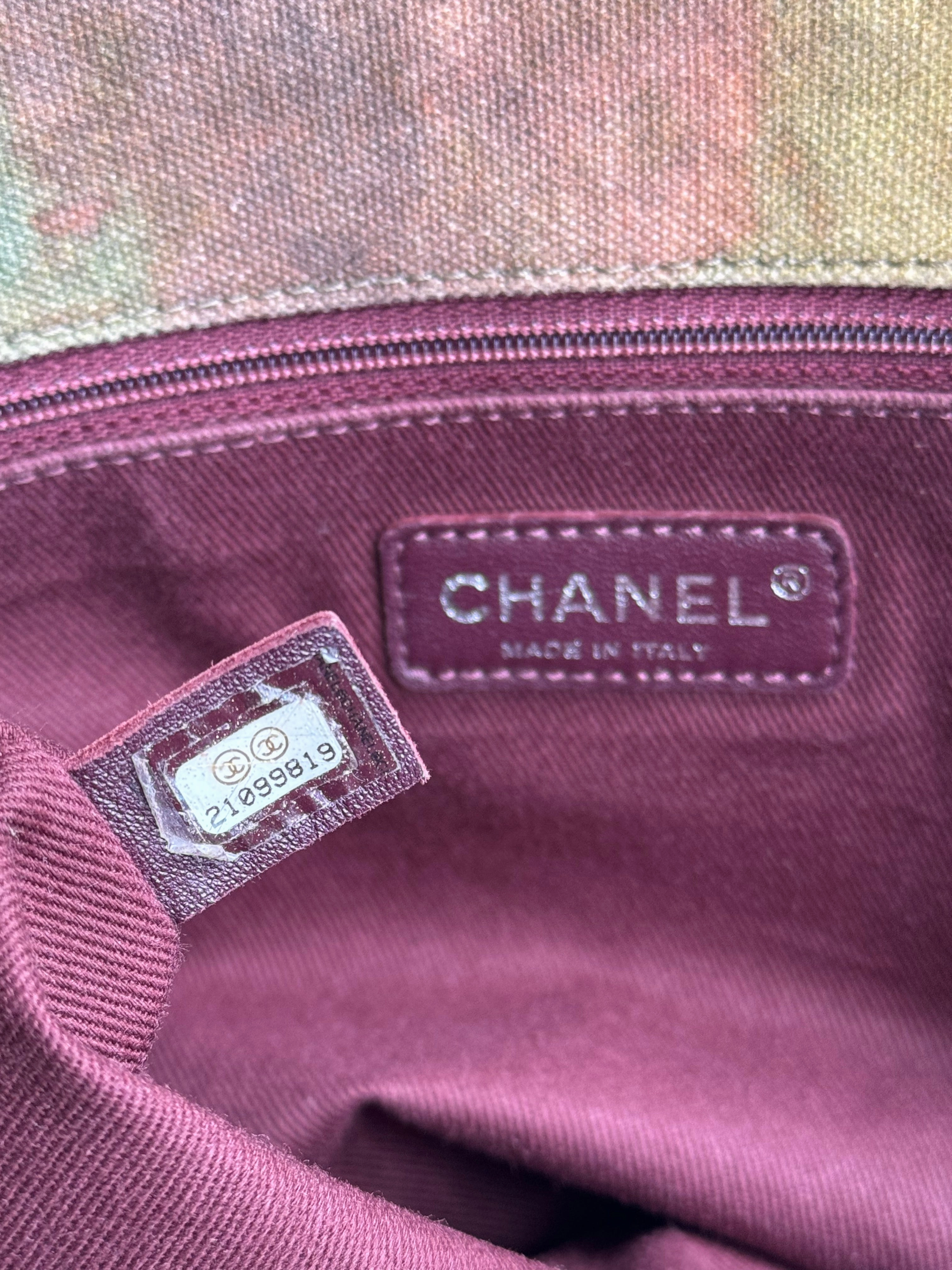 Chanel Khaki Graffiti On The Pavements Messenger Bag