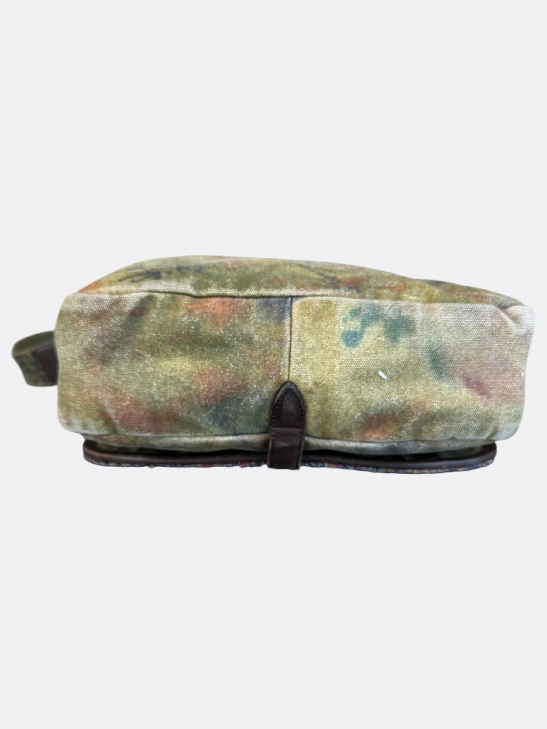 Chanel Khaki Graffiti On The Pavements Messenger Bag