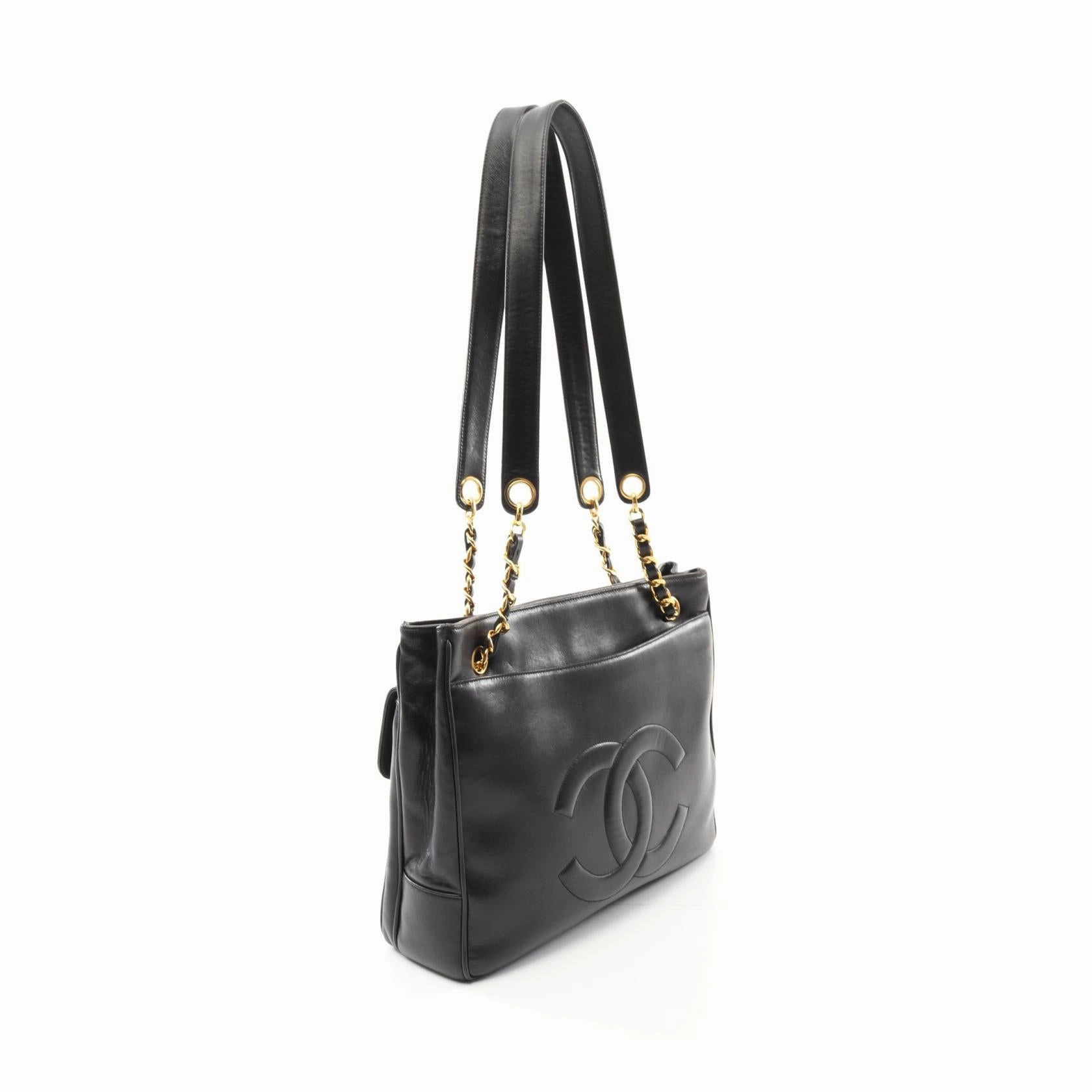 Chanel Lambskin Coco Mark Tote Bag
