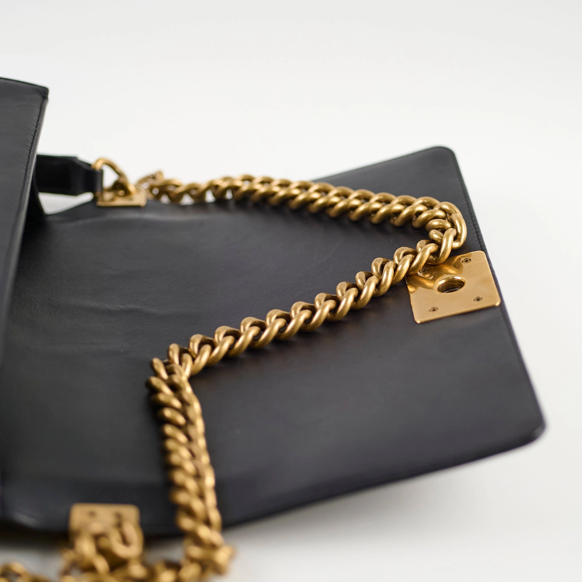 Chanel Lambskin Old Medium Boy