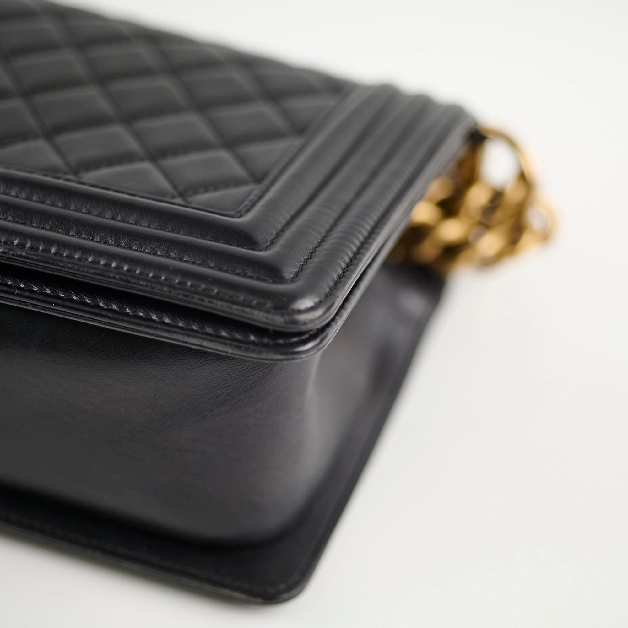 Chanel Lambskin Old Medium Boy