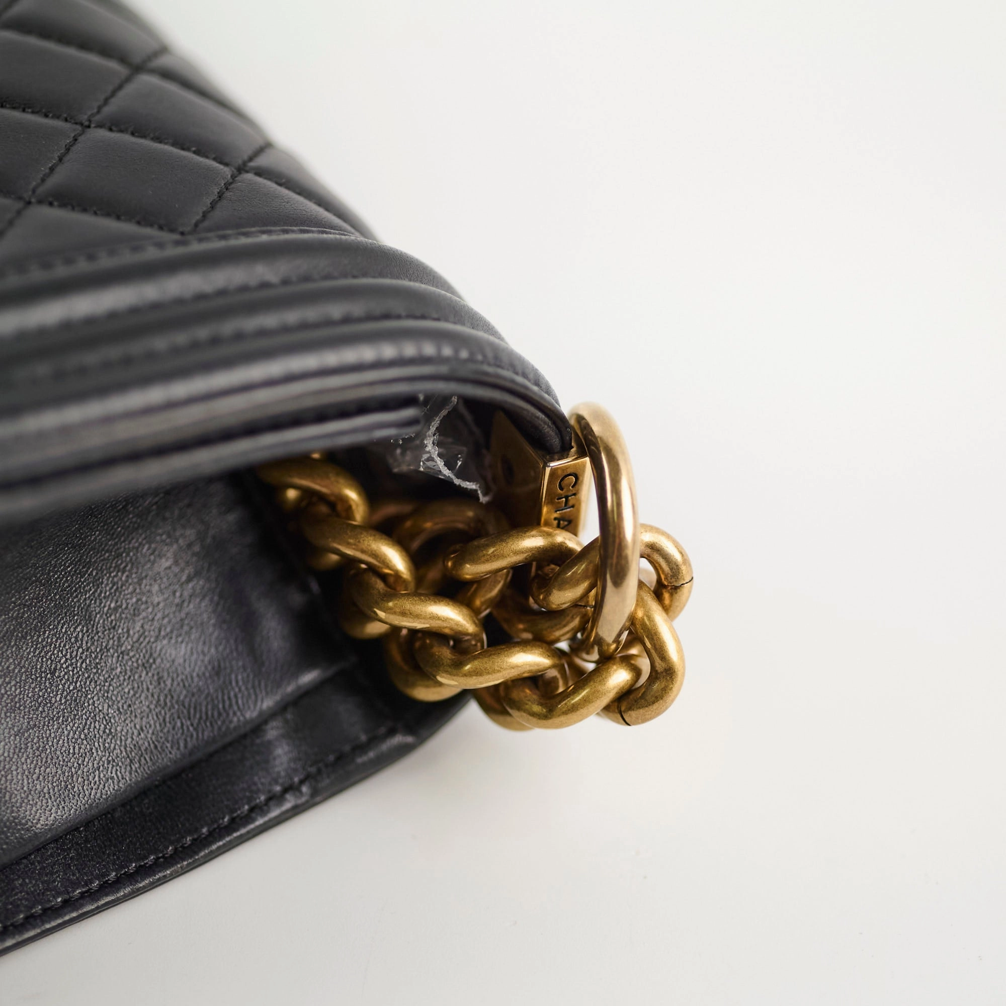 Chanel Lambskin Old Medium Boy
