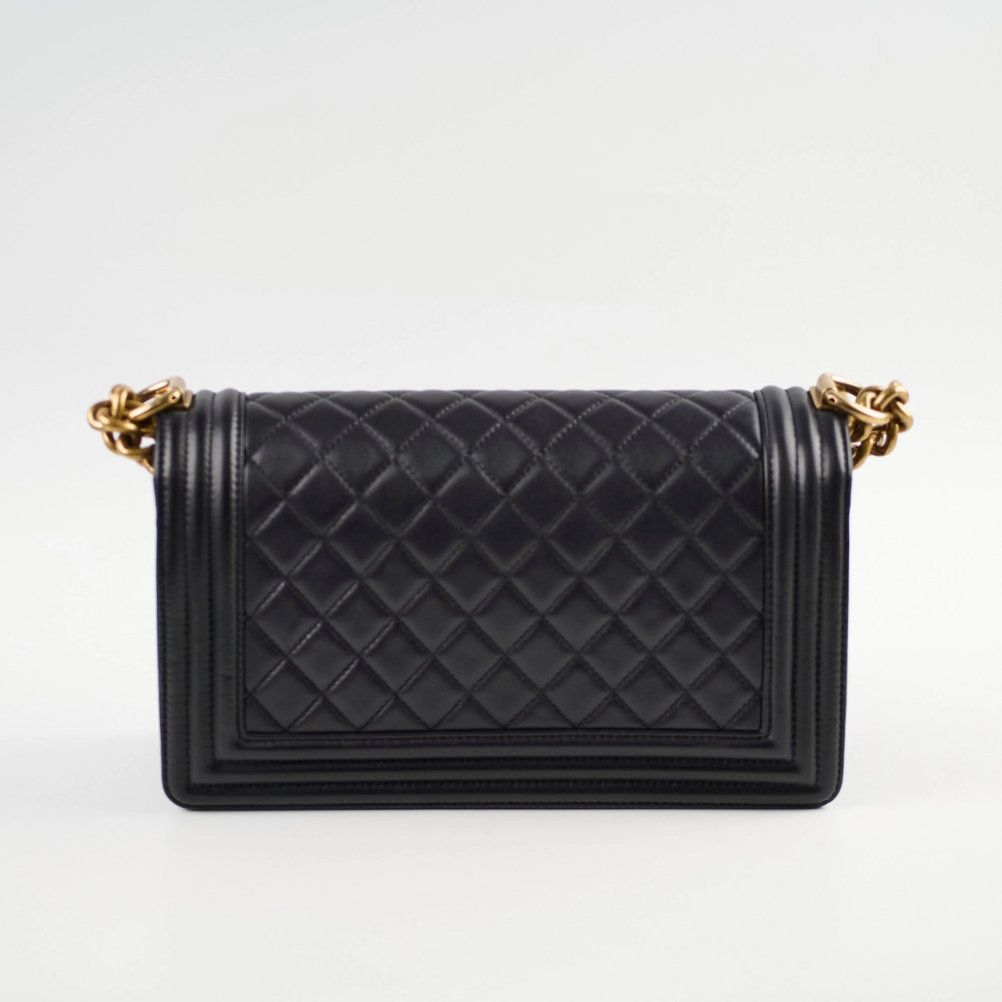 Chanel Lambskin Old Medium Boy