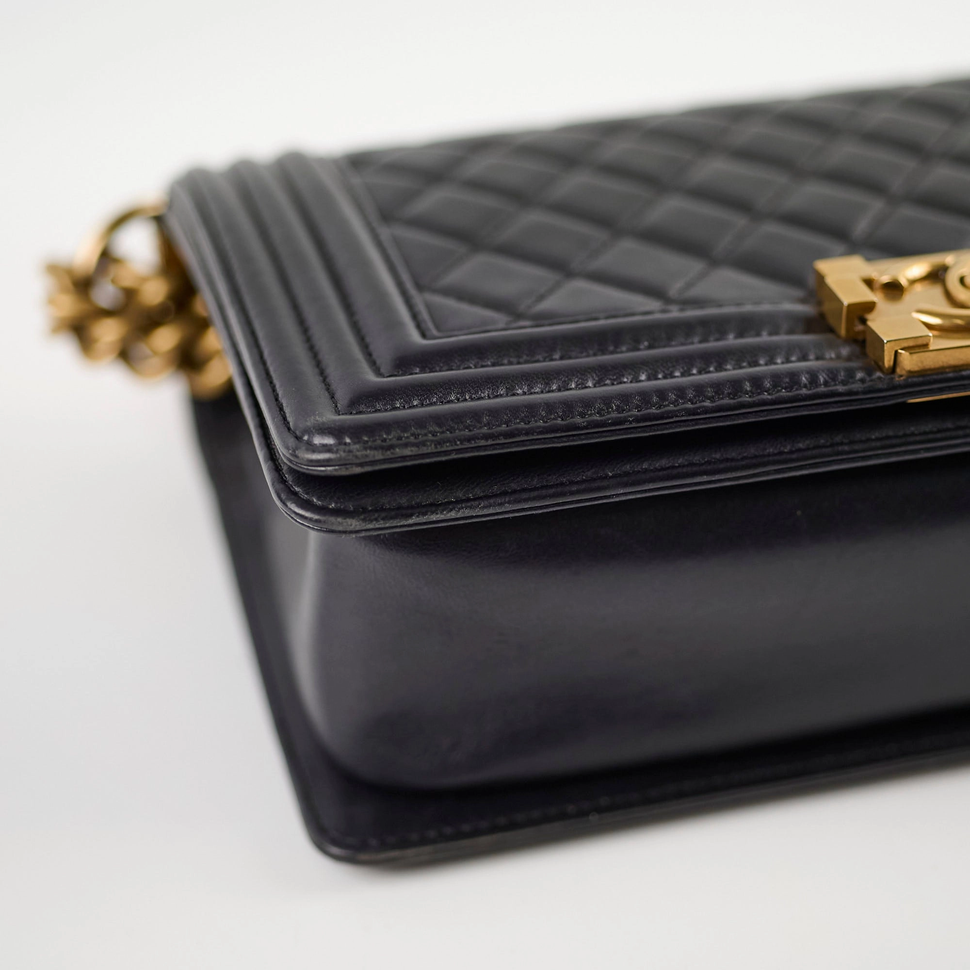 Chanel Lambskin Old Medium Boy