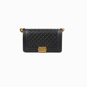 Chanel Lambskin Old Medium Boy