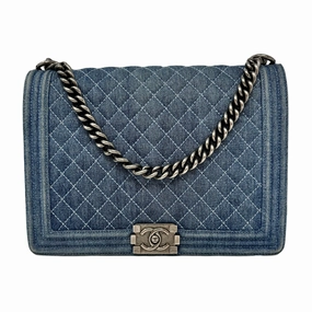 Chanel Large Denim Boy Bag