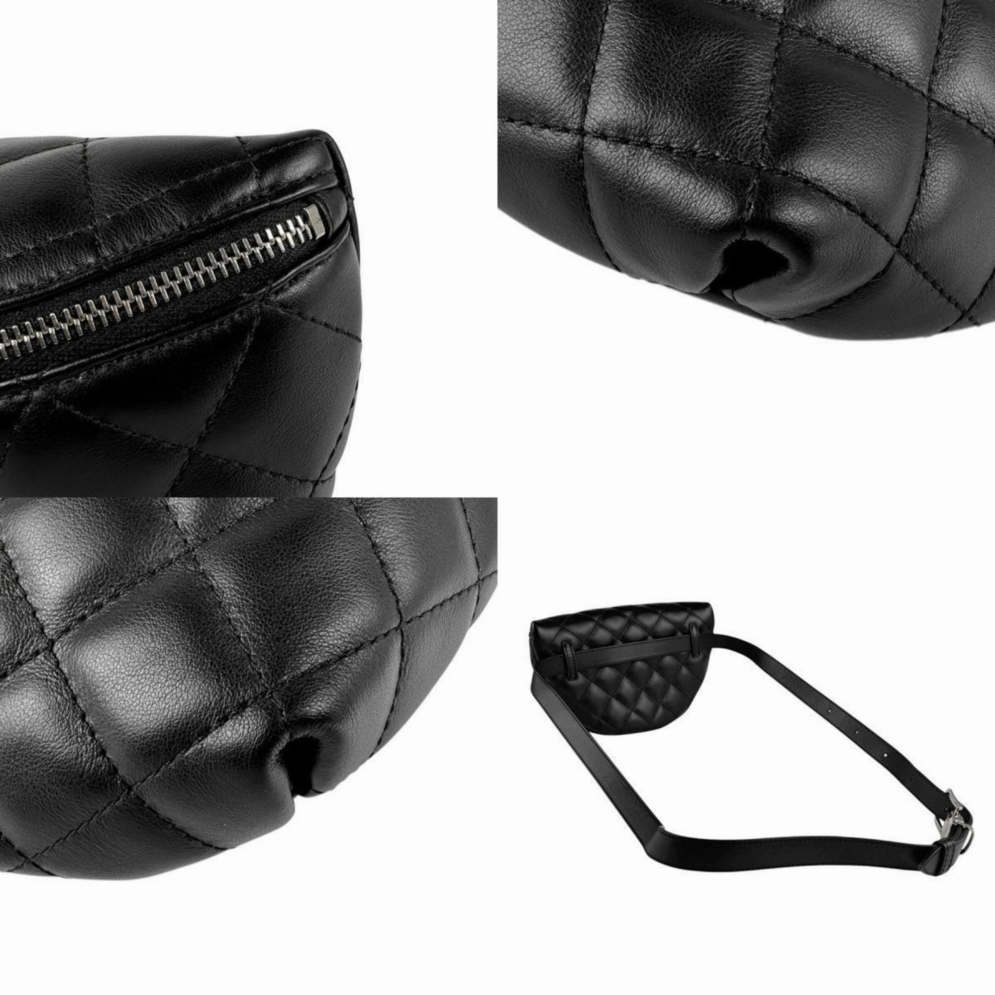 Chanel Leather Fanny Pack Sling Bag (Pre-Owned)