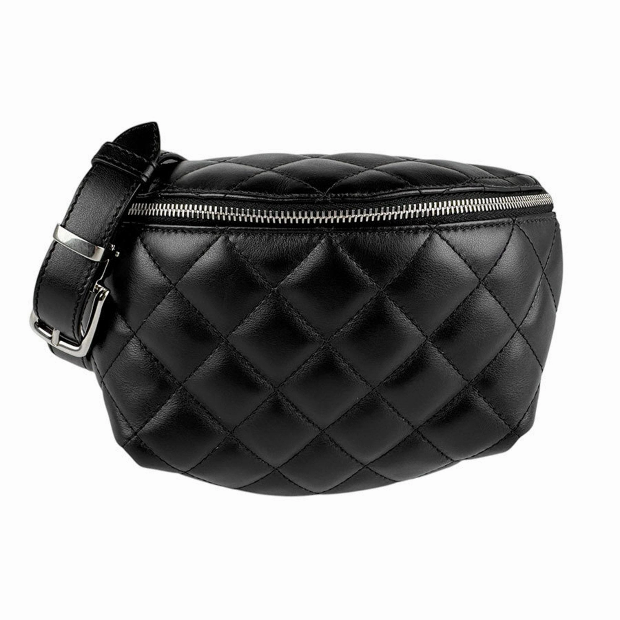 Chanel Leather Fanny Pack Sling Bag (Pre-Owned)