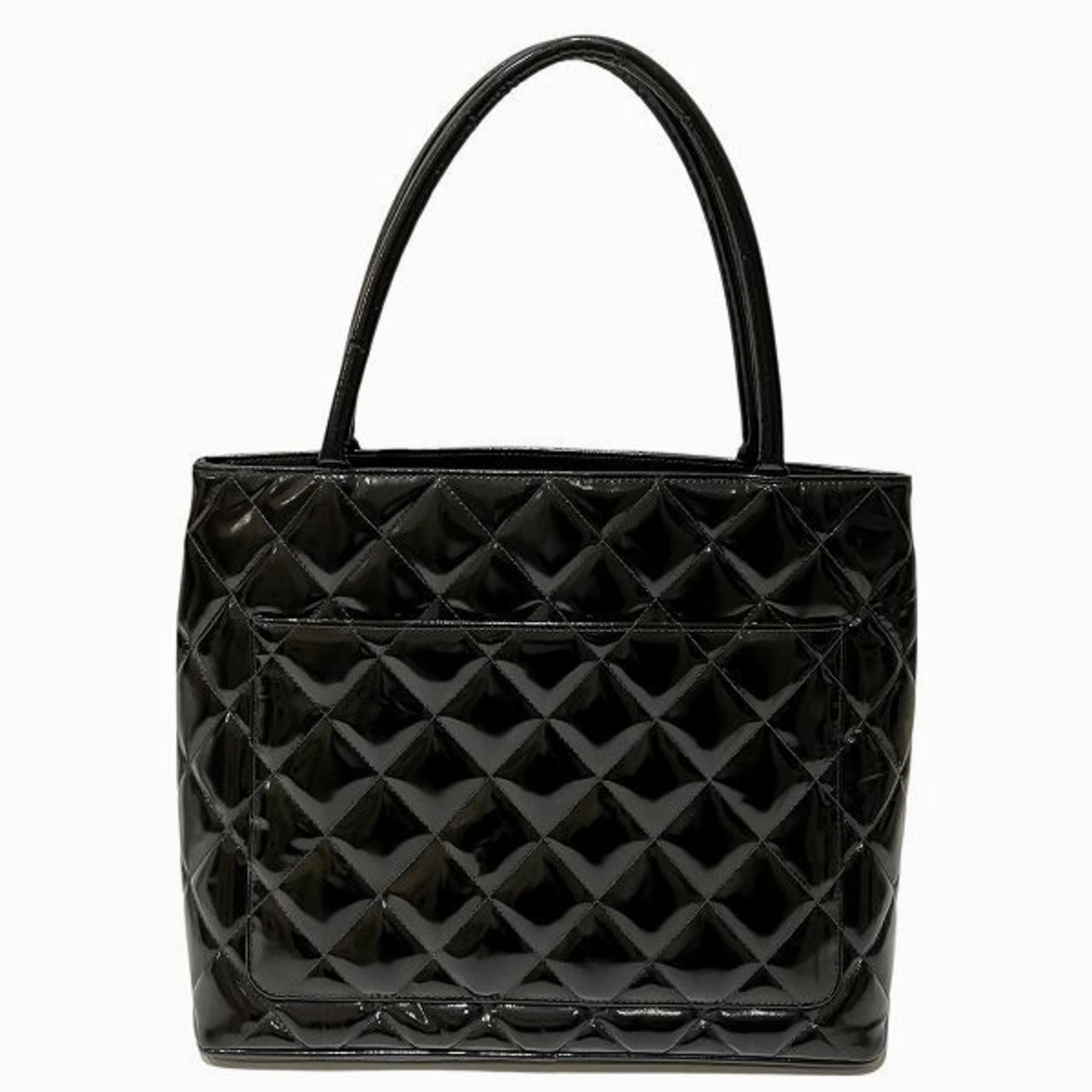 Chanel Leather Handbag Tote Bag (Pre-Owned)
