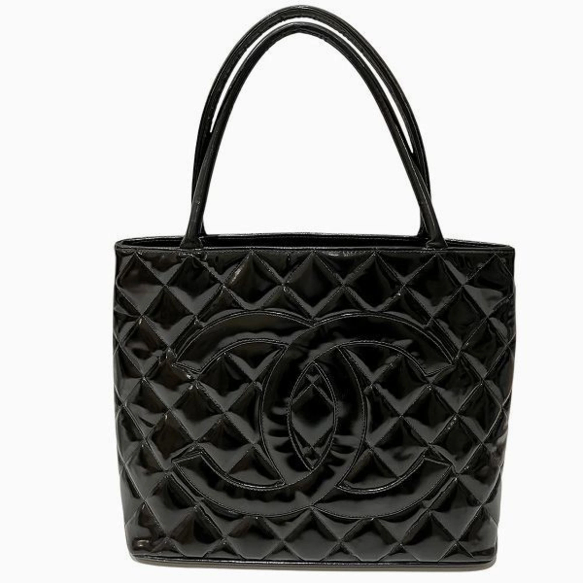 Chanel Leather Handbag Tote Bag (Pre-Owned)