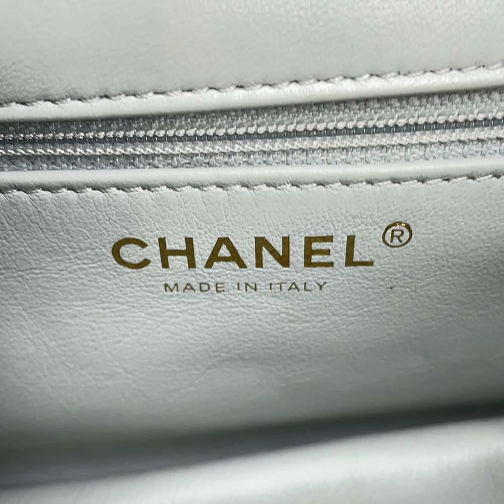 CHANEL Matelasse ChainShoulder Bag GrayAS3367 Lambskin