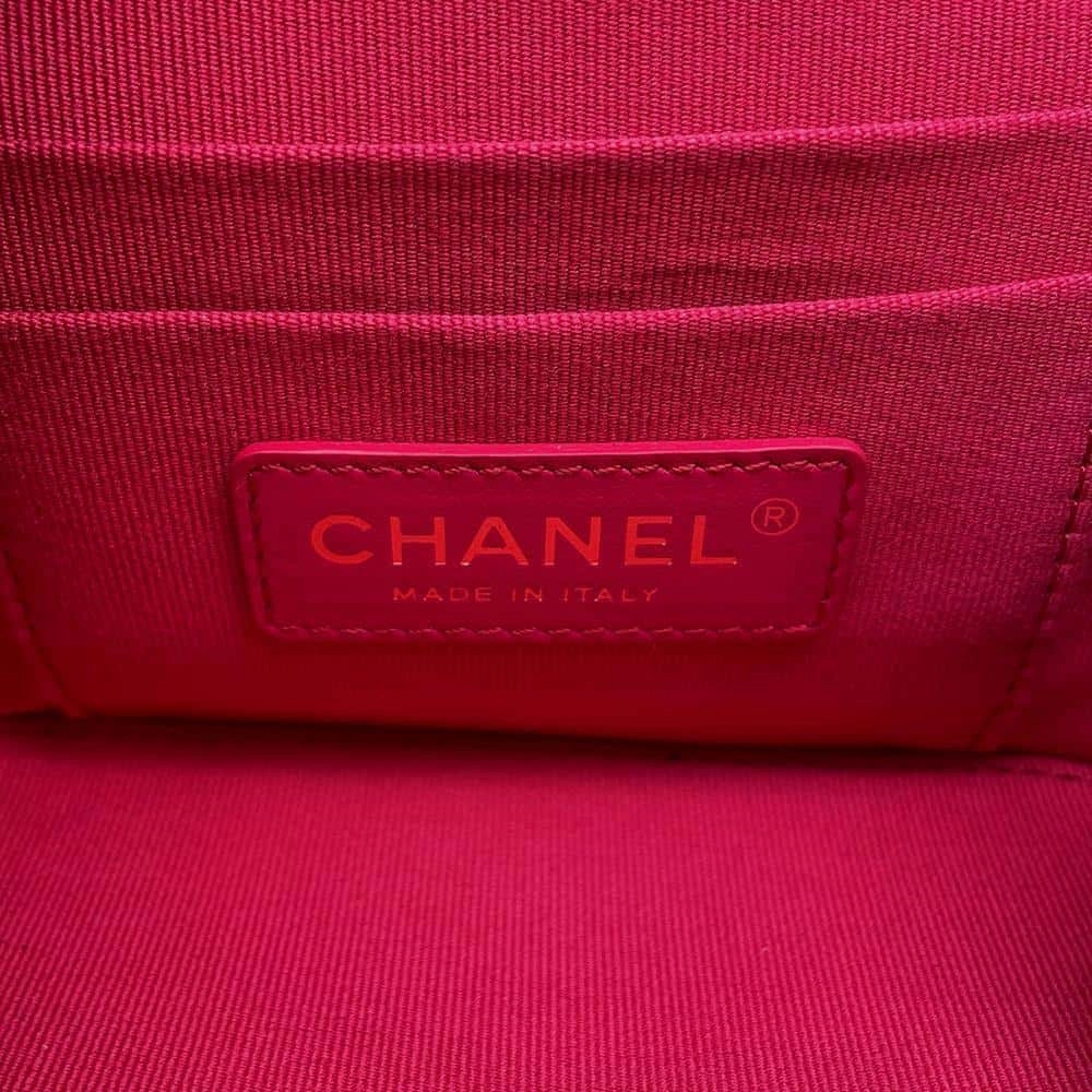 CHANEL Matelasse Vanity ChainShoulder Bag BlackAS3228 Calf Leather