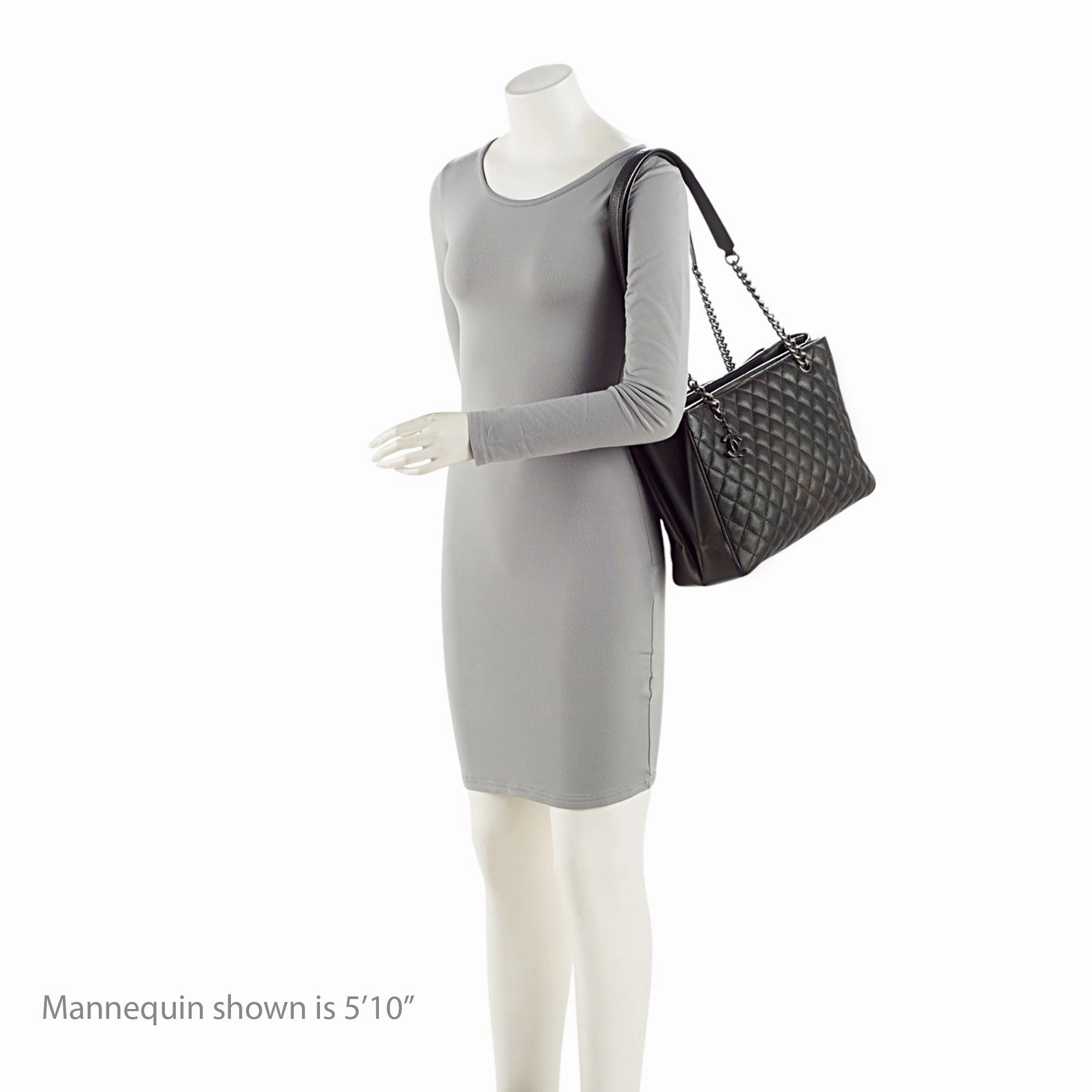 Chanel Metallic Caviar Leather Rock In Rome Medium Tote