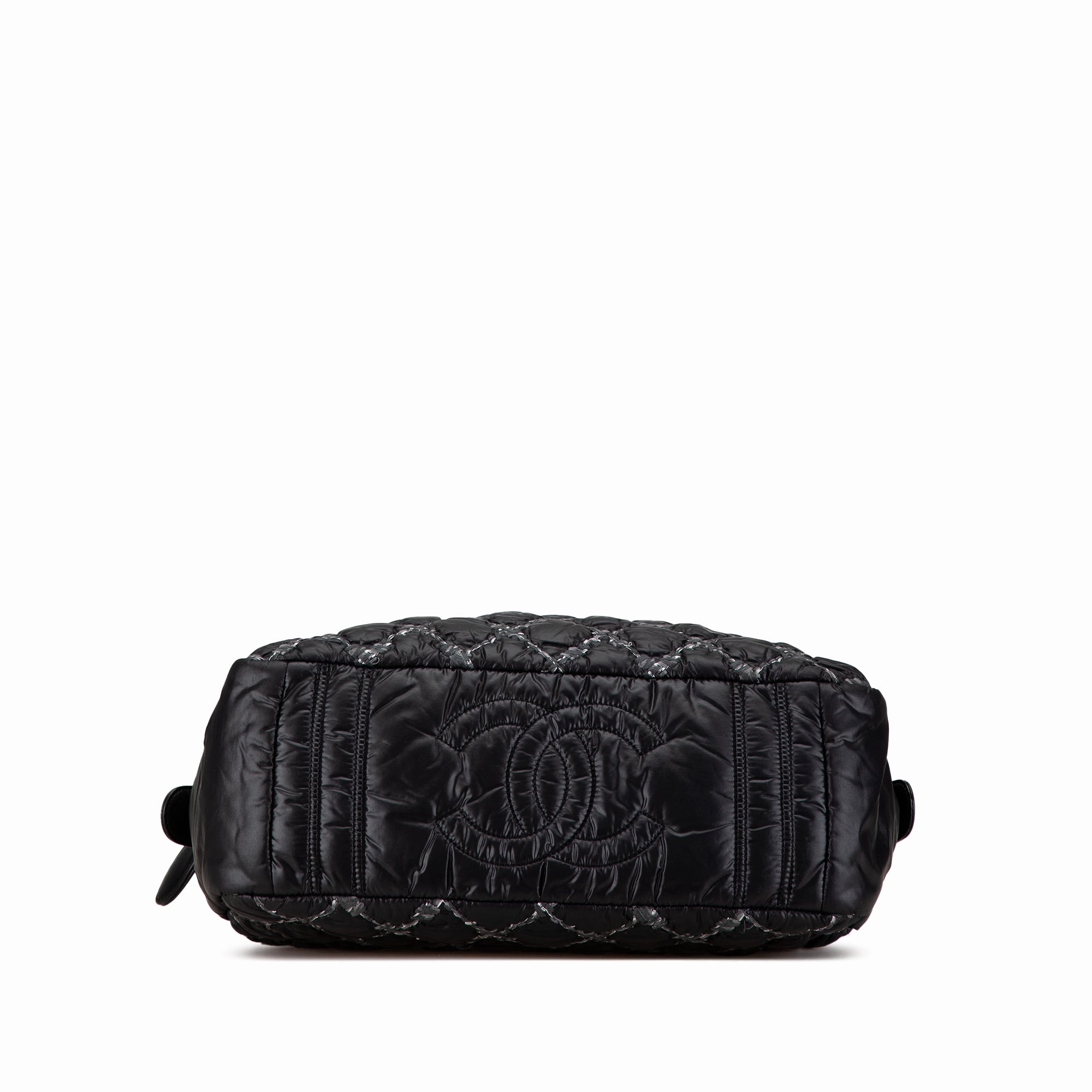 Chanel Nylon Tweed on Stitch Bubble Shoulder Bag (20433)