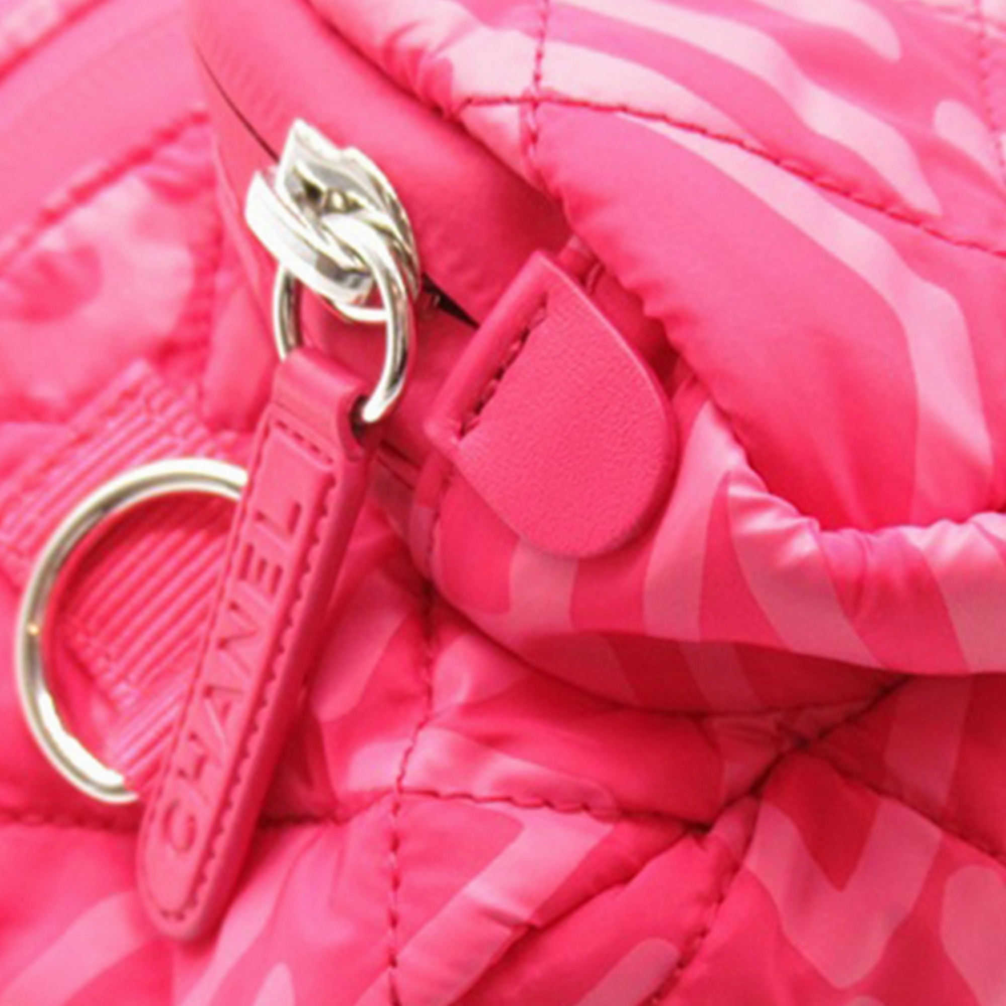 Chanel Printed Nylon Coco Neige Convertible Backpack (21662)