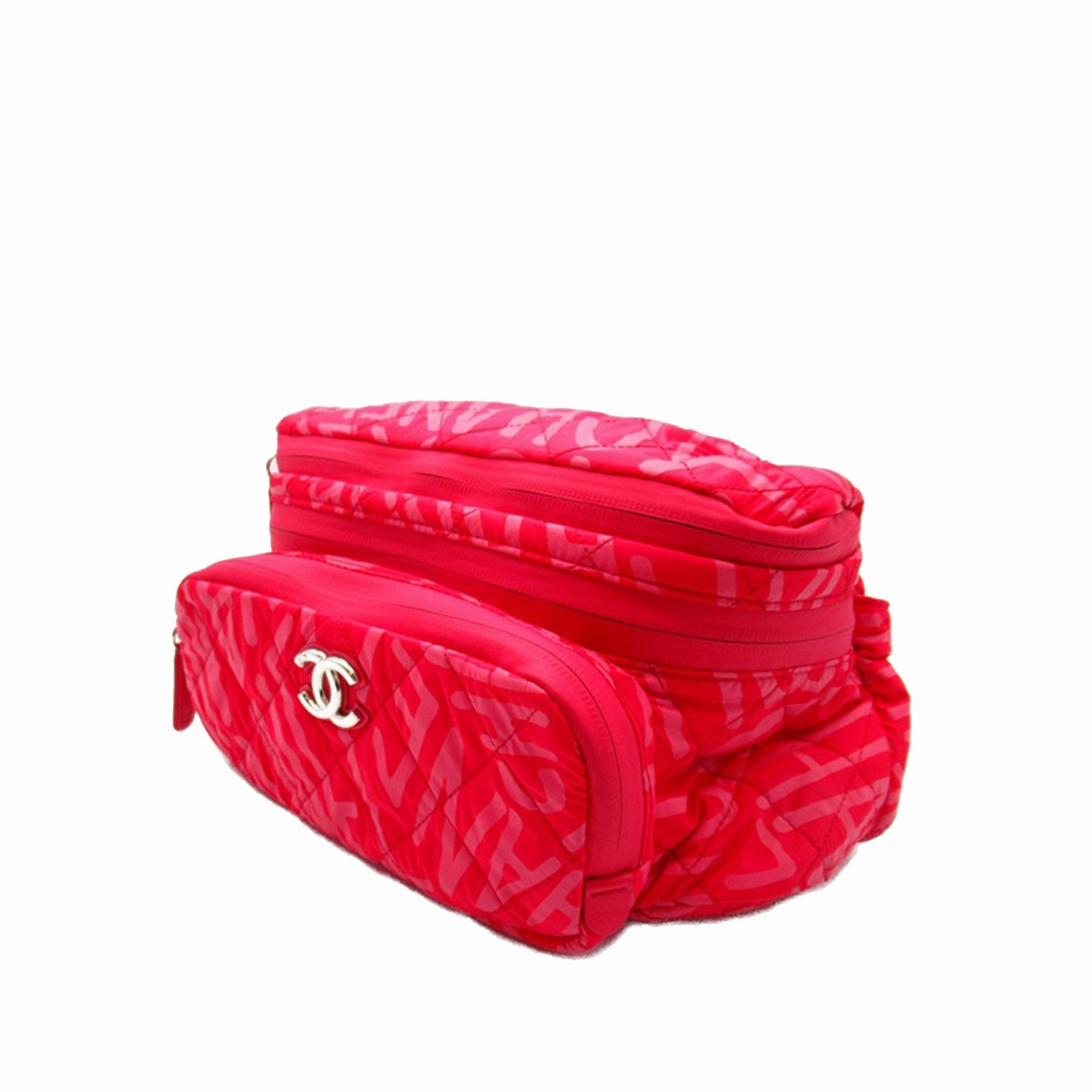 Chanel Printed Nylon Coco Neige Convertible Backpack (21662)