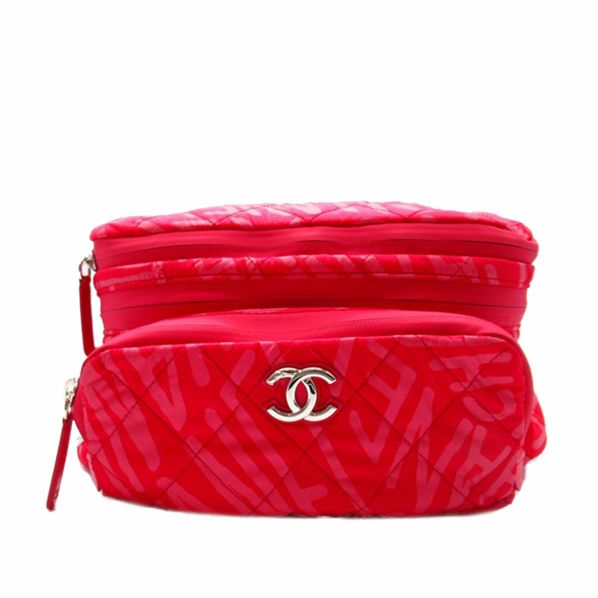 Chanel Printed Nylon Coco Neige Convertible Backpack (21662)