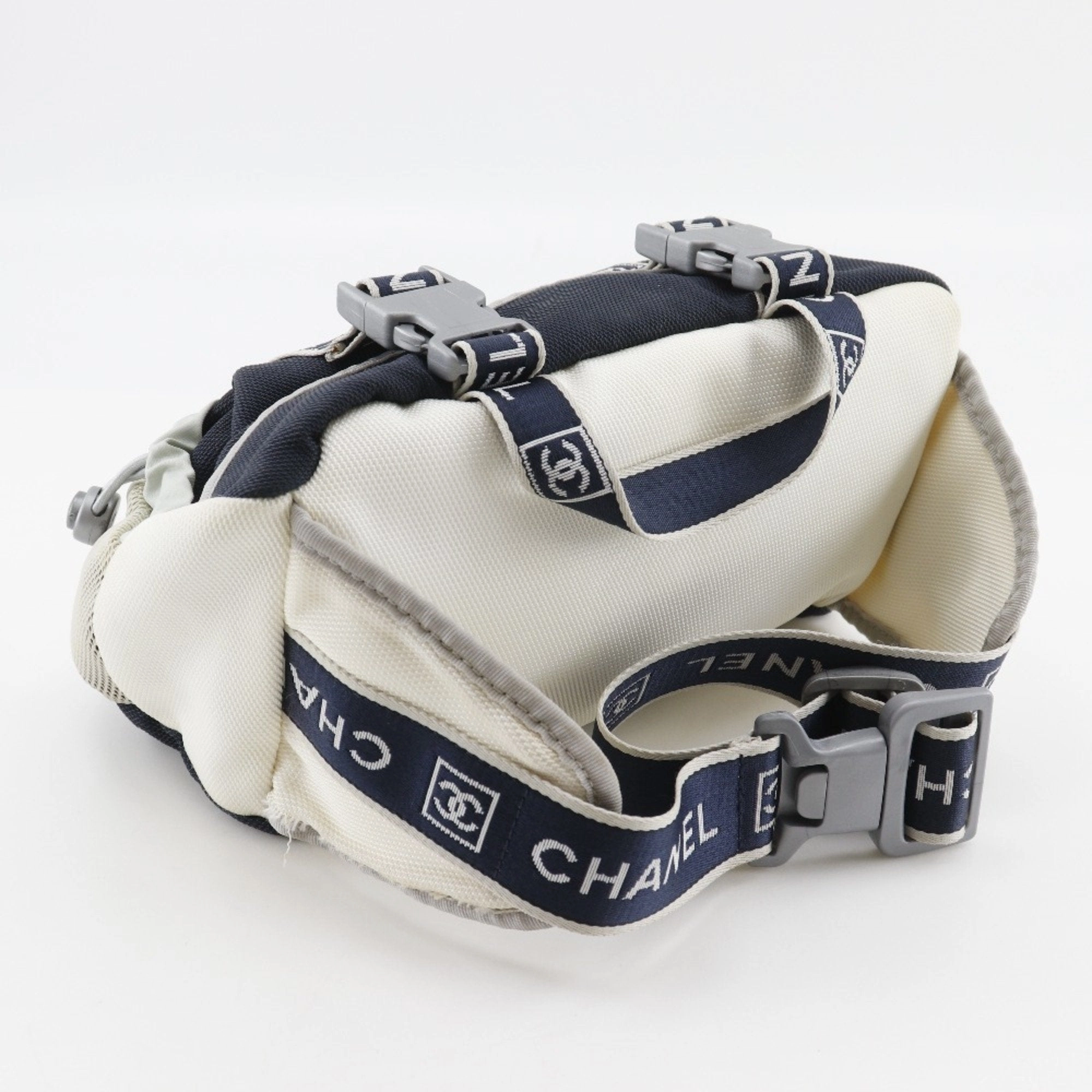 Chanel Sport  Nylon Canvas Handbag Sling Bag (Pre-Owned)