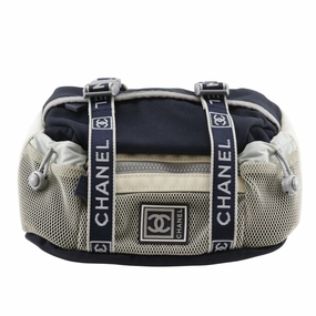 Chanel Sport  Nylon Canvas Handbag Sling Bag (Pre-Owned)