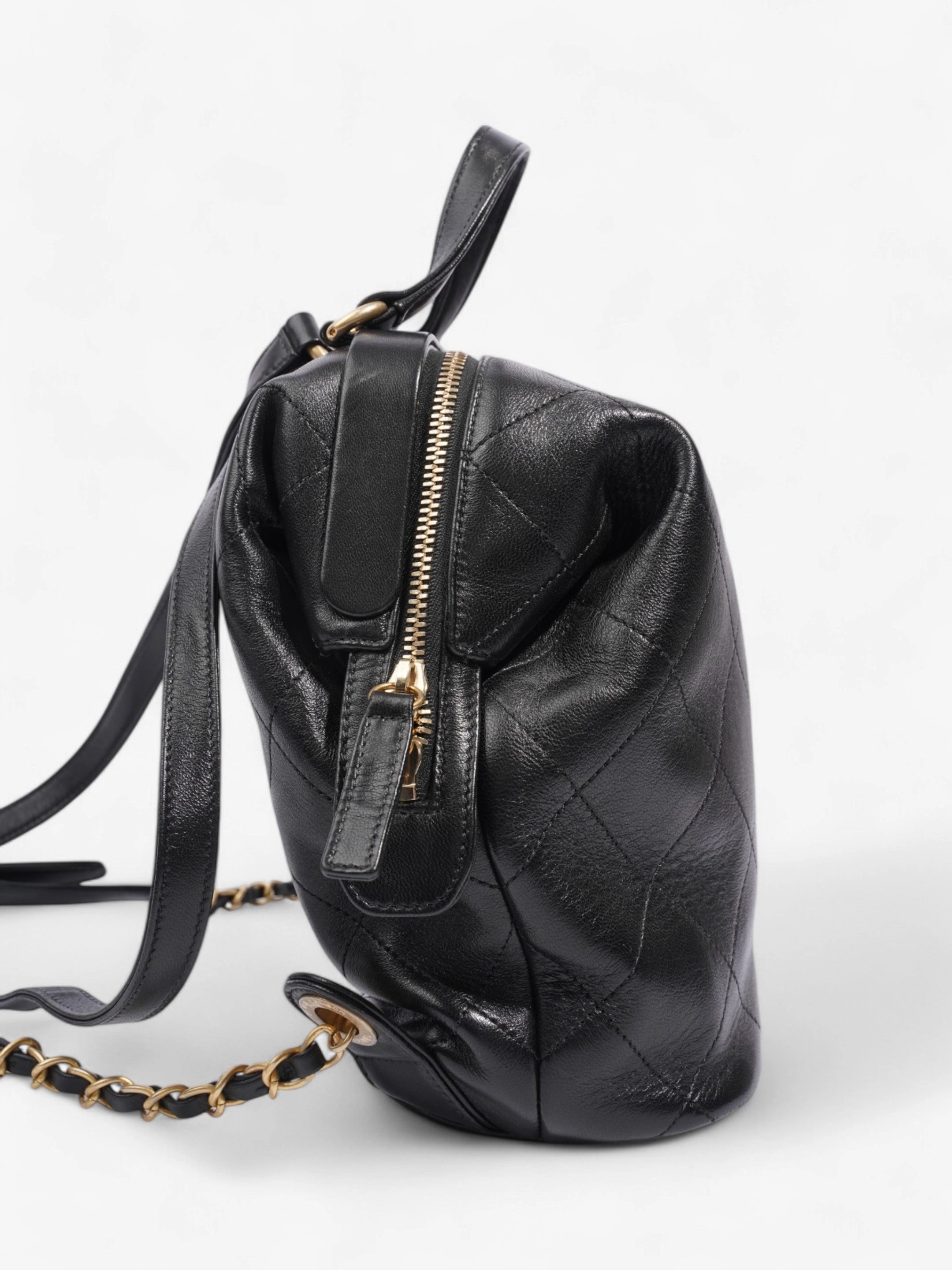Chanel Timeless Backpack Black Lambskin Leather