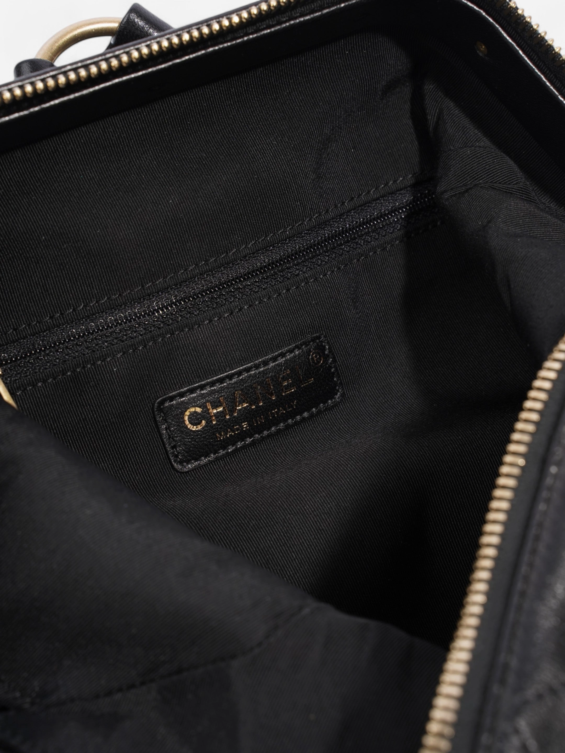 Chanel Timeless Backpack Black Lambskin Leather