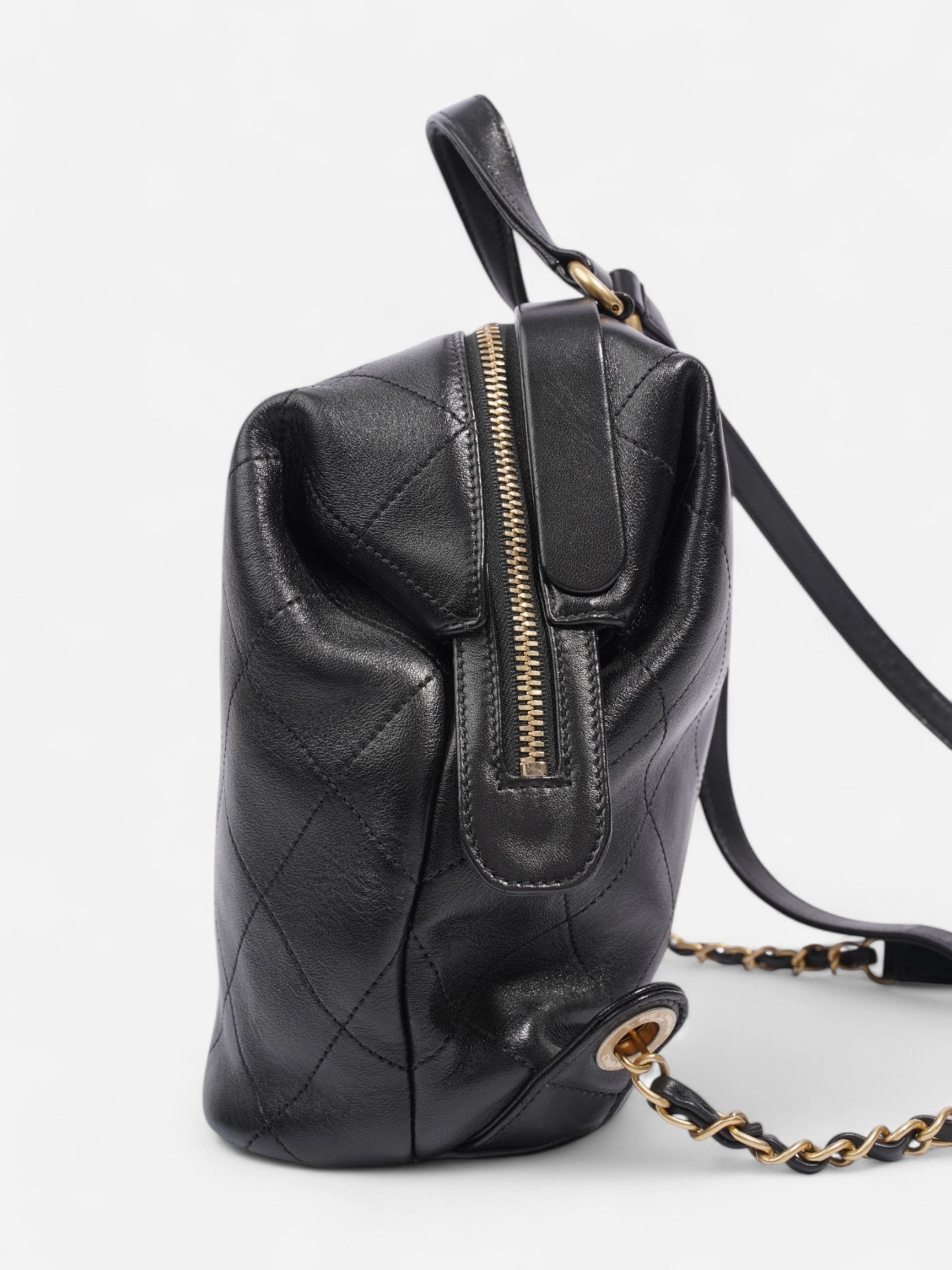 Chanel Timeless Backpack Black Lambskin Leather