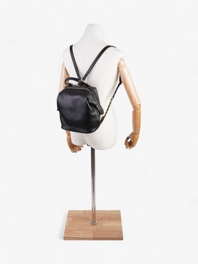 Chanel Timeless Backpack Black Lambskin Leather
