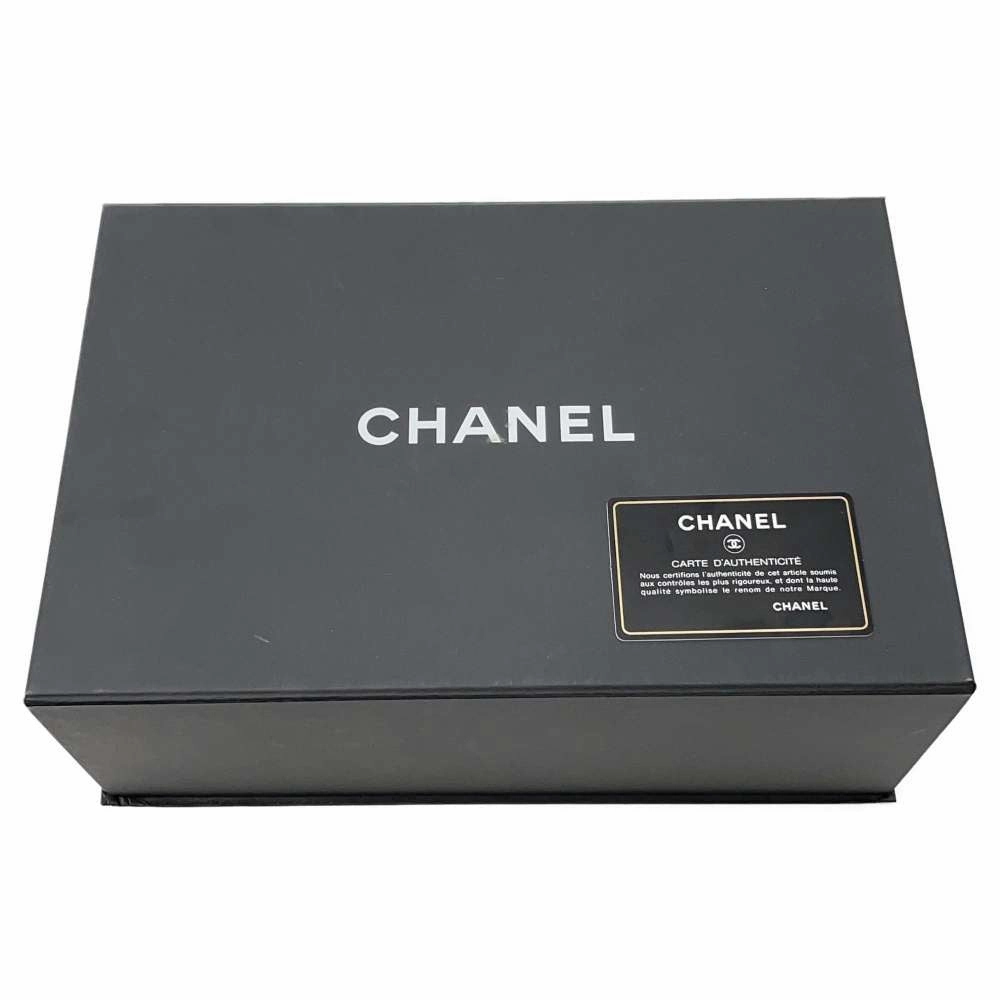 CHANEL top handle chain shoulder bag Brown Tweed Wood Size 23