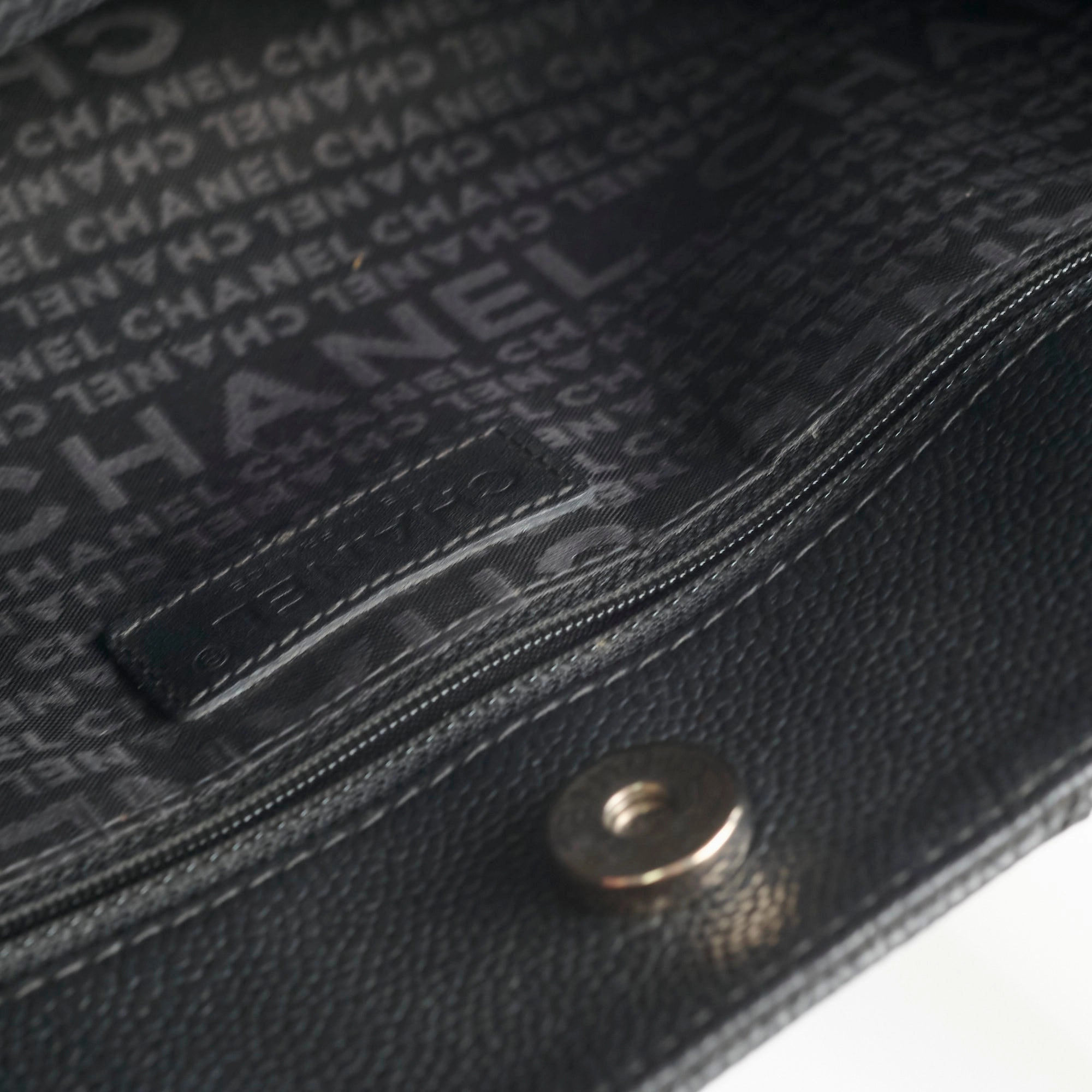 Chanel Tote Bag Black Caviar