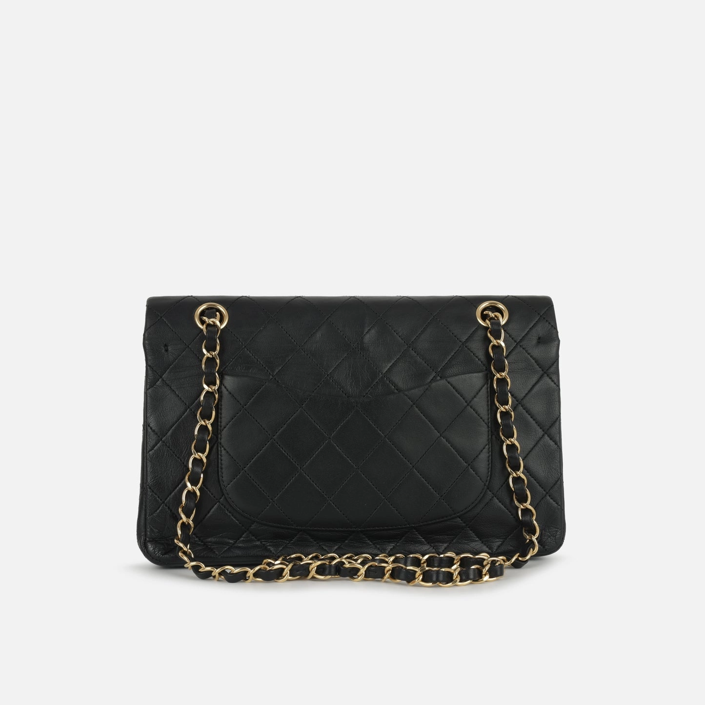 Chanel Vintage Medium Classic Flap - Black Lambskin GHW - 1989/1991 - Pre-Loved