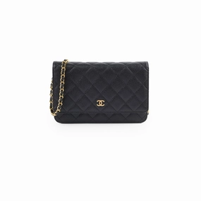 Chanel Wallet On Chain WOC Caviar Black GHW