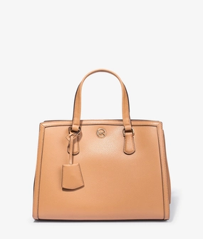 Chantal tote in pale peanut