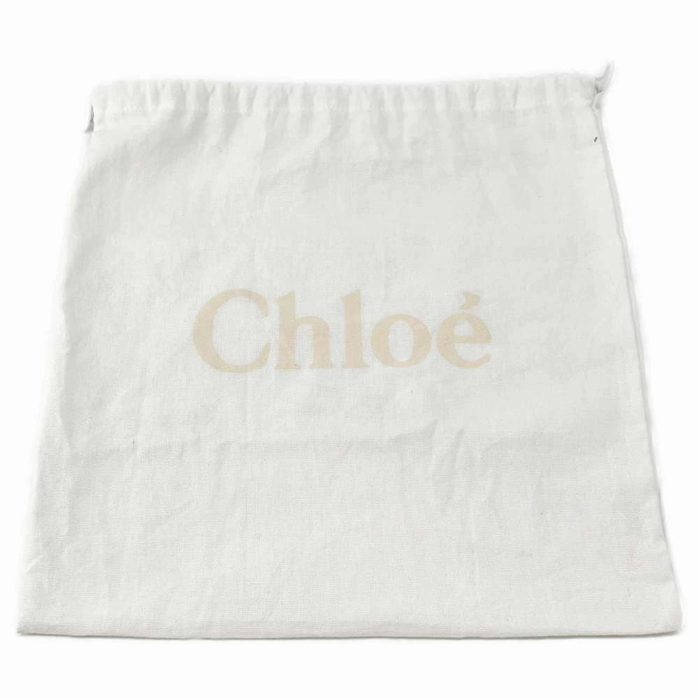 Chloe Woody 2WAY Shoulder Bag Beige/PinkCHC22AP237 Canvas Leather Size Mini