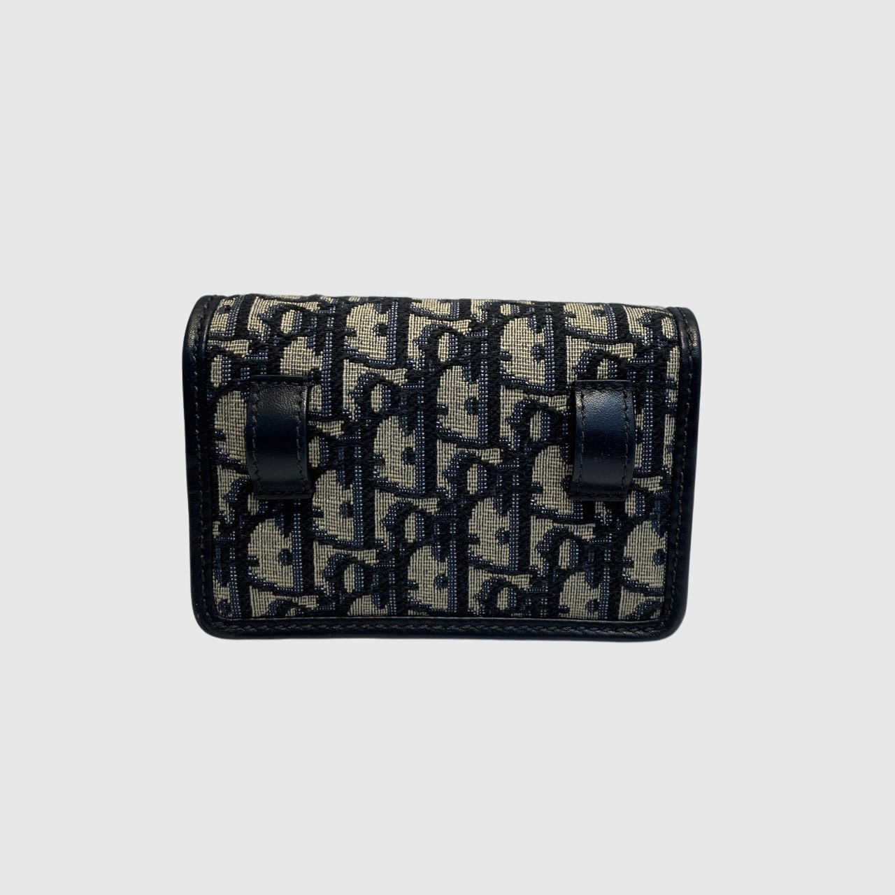 Christian Dior Shoulder Bag 30 Montaigne Nano Pouch Mini Bag Canvas Blue GHW