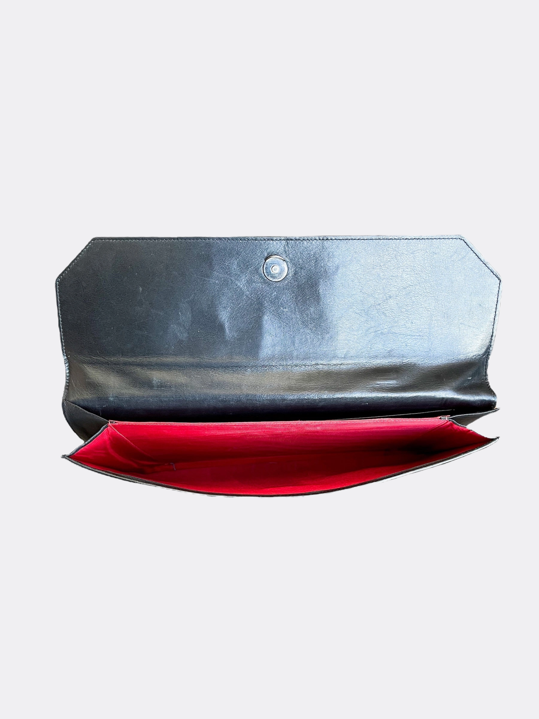 Christian Louboutin Black Spiked Document Holder