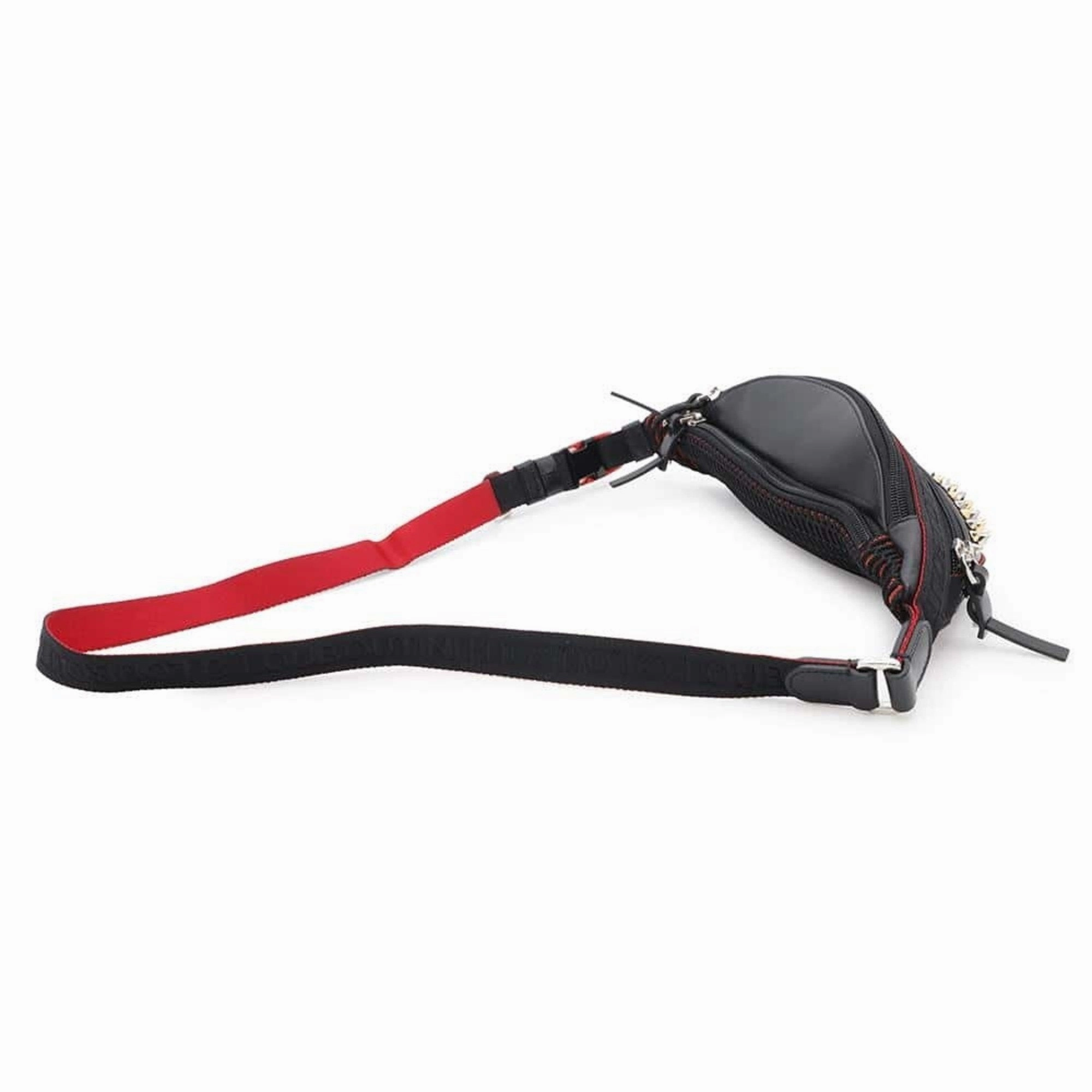 Christian Louboutin Canvas Leather Sling Bag (Pre-Owned)