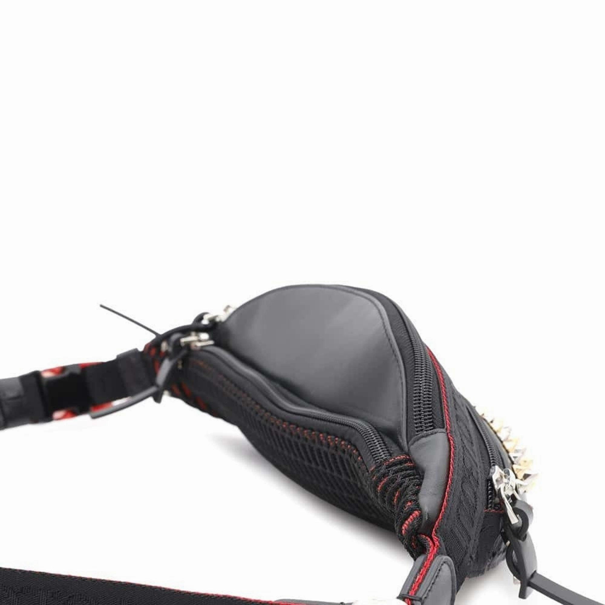 Christian Louboutin Canvas Leather Sling Bag (Pre-Owned)