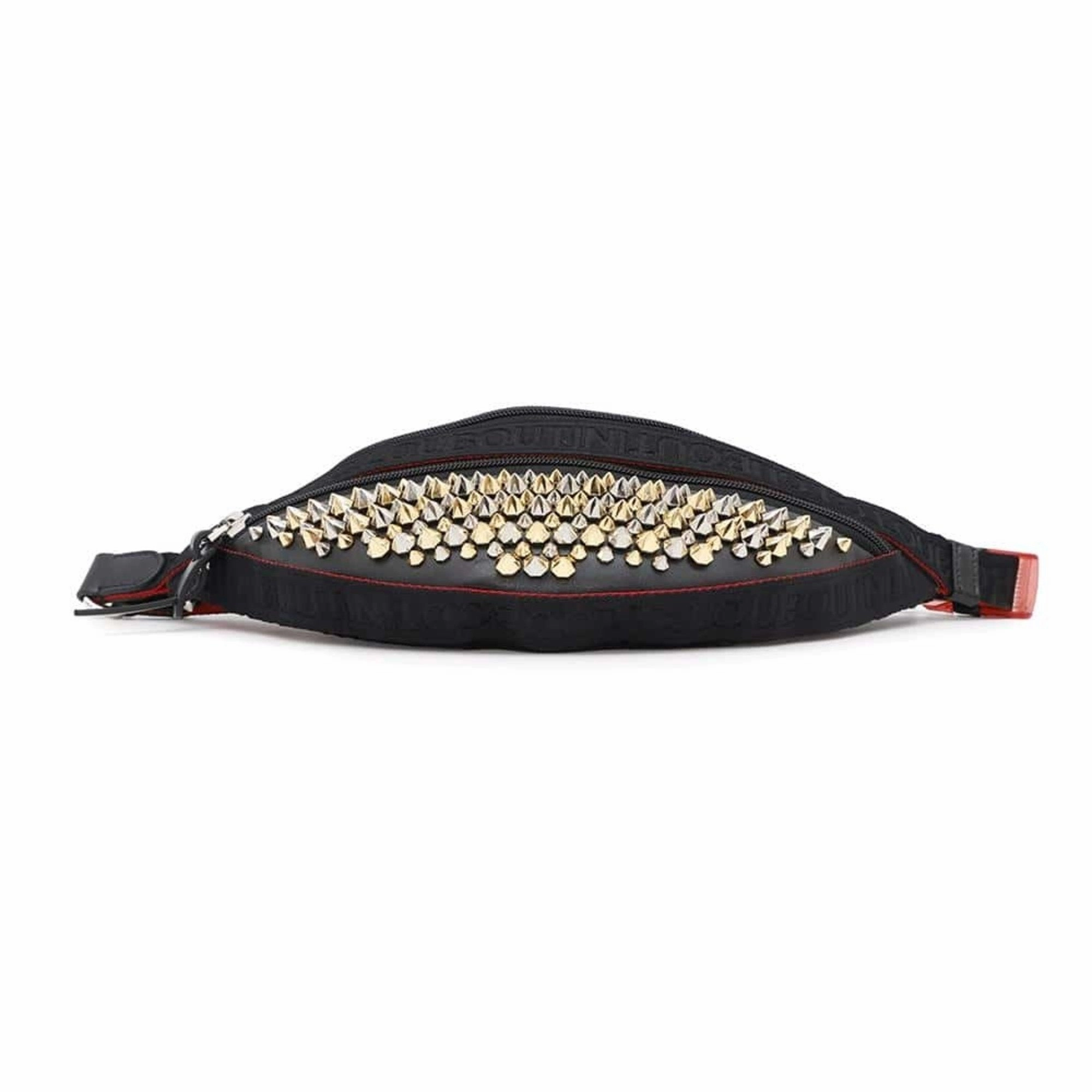 Christian Louboutin Canvas Leather Sling Bag (Pre-Owned)