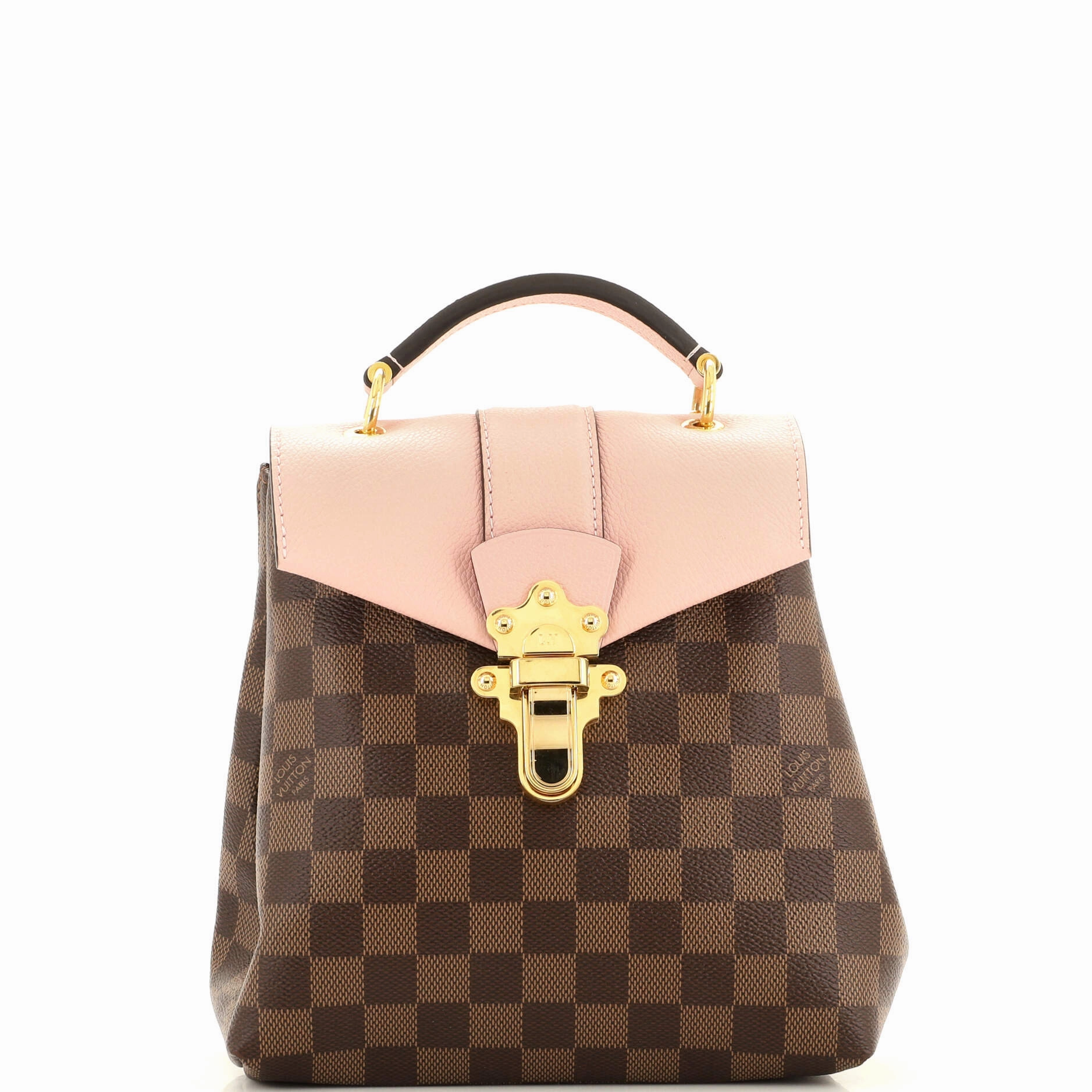Clapton Backpack Damier and Leather