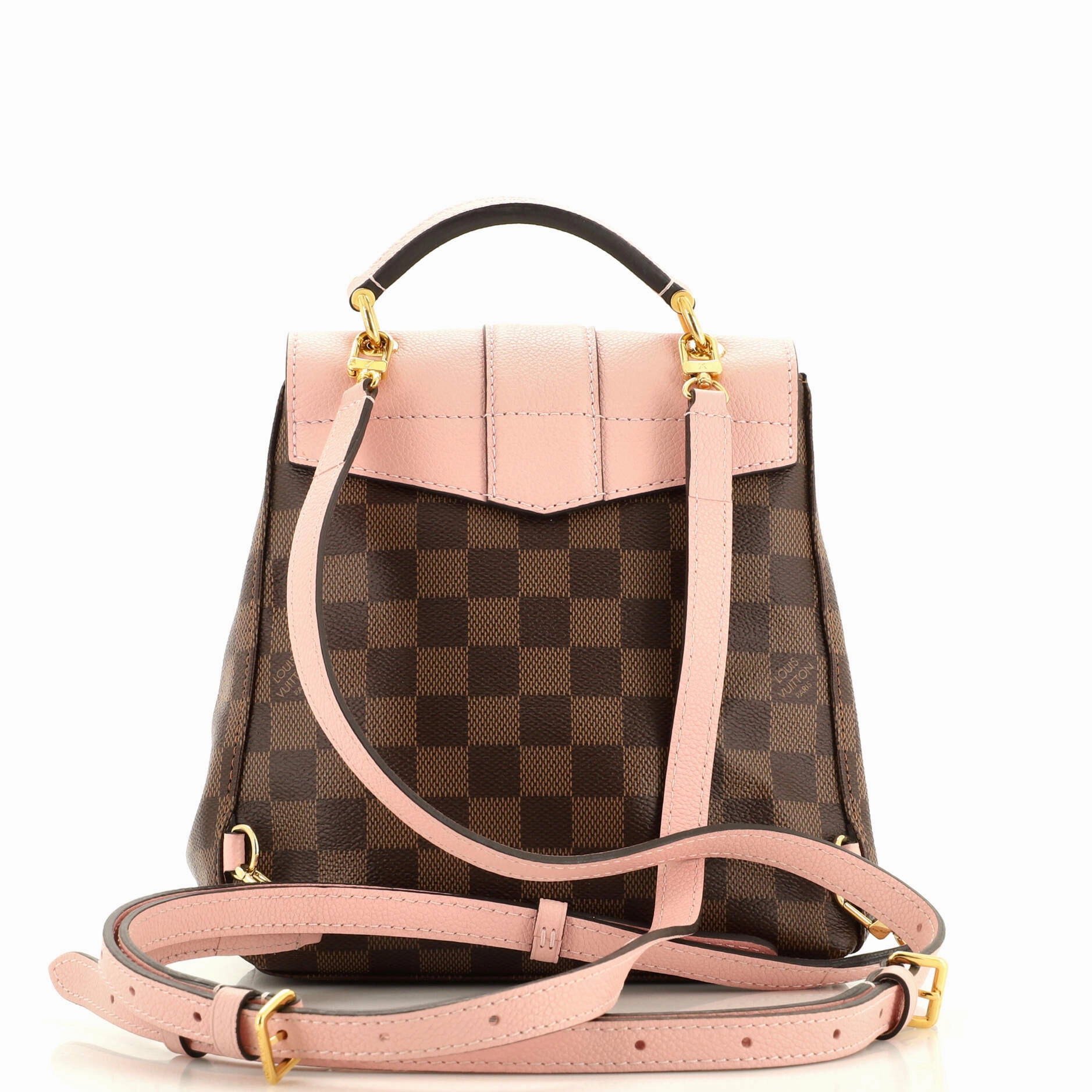 Clapton Backpack Damier and Leather