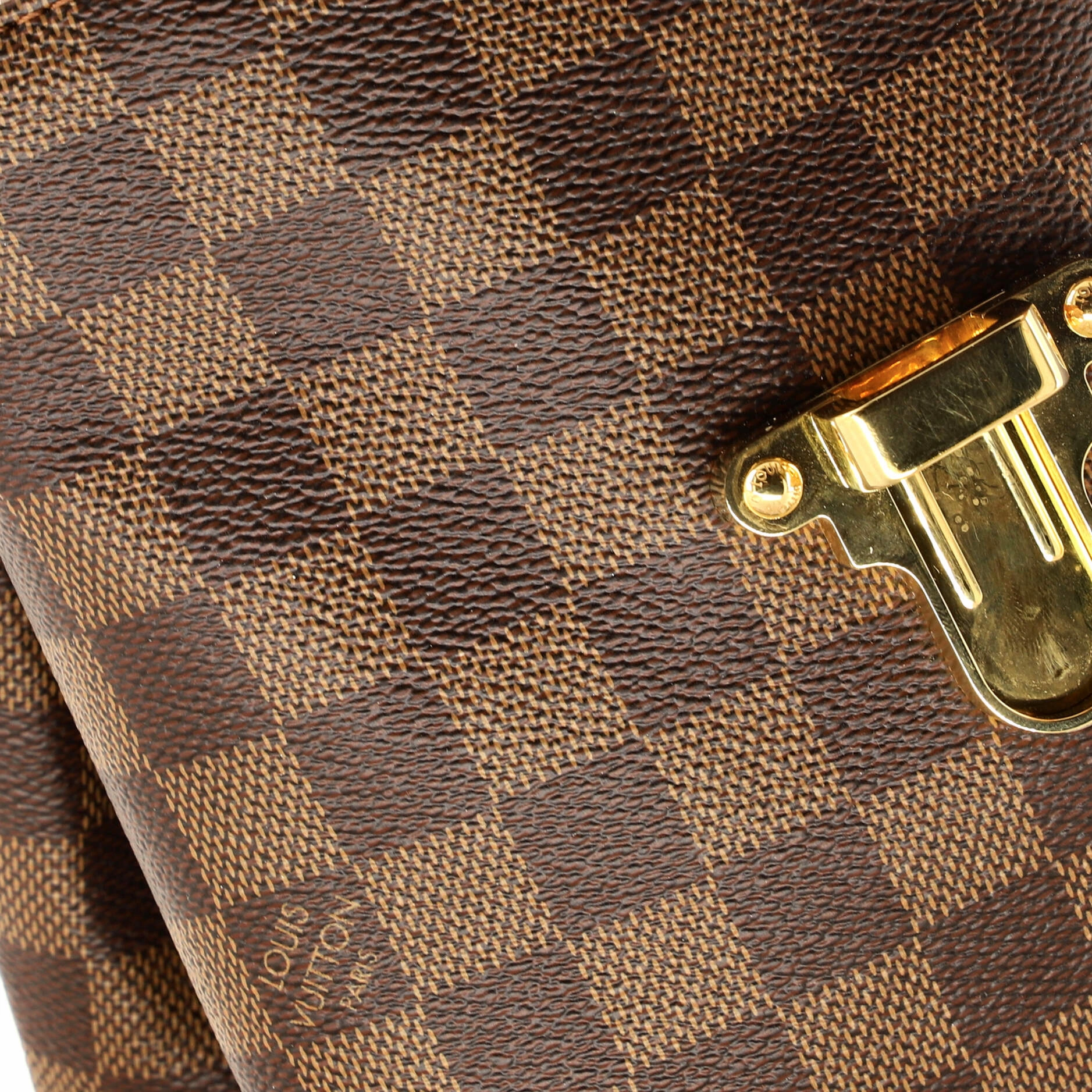 Clapton Backpack Damier and Leather