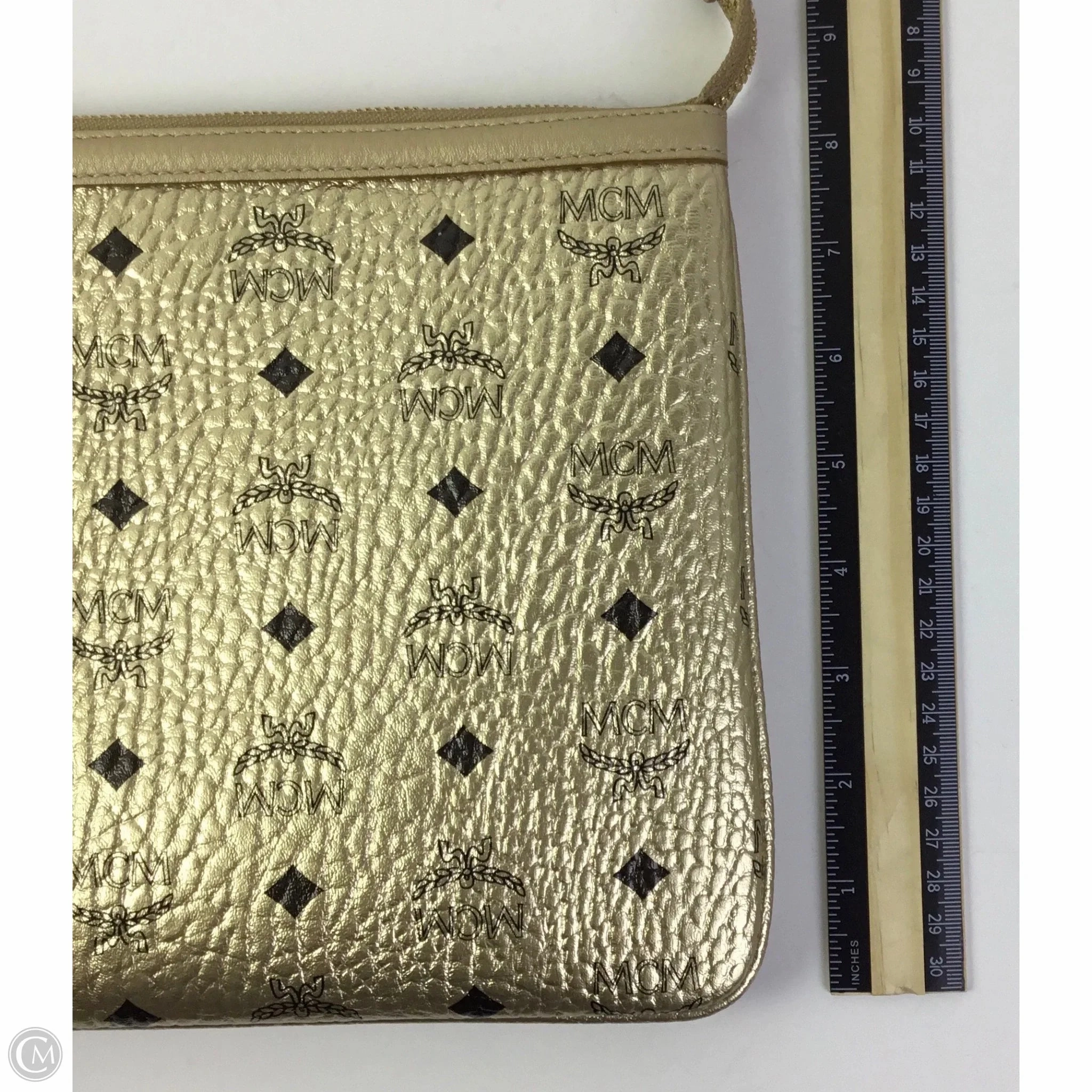 Clutch Luxury Designer By Mcm, Size: Large