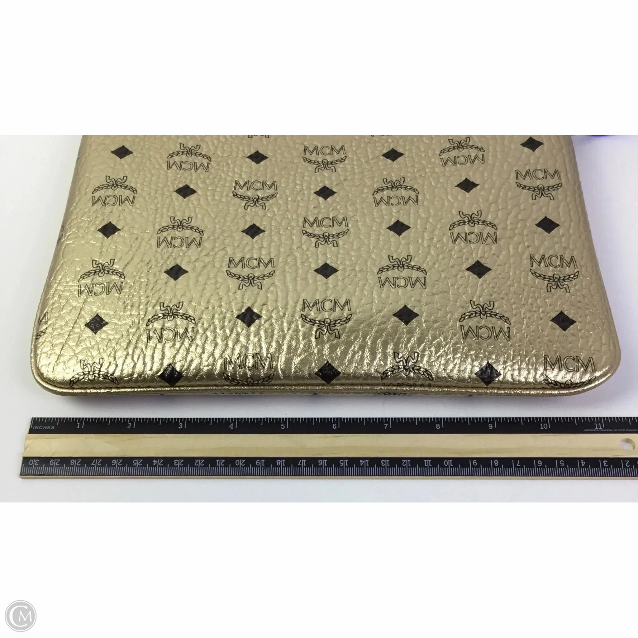 Clutch Luxury Designer By Mcm, Size: Large