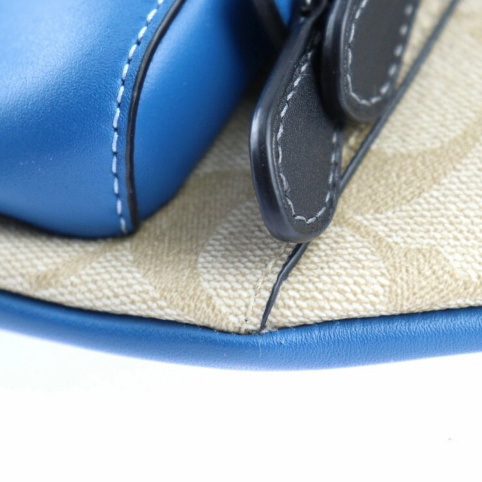 Coach   blue Pvc Leather Fanny Pack (Pre-Owned)