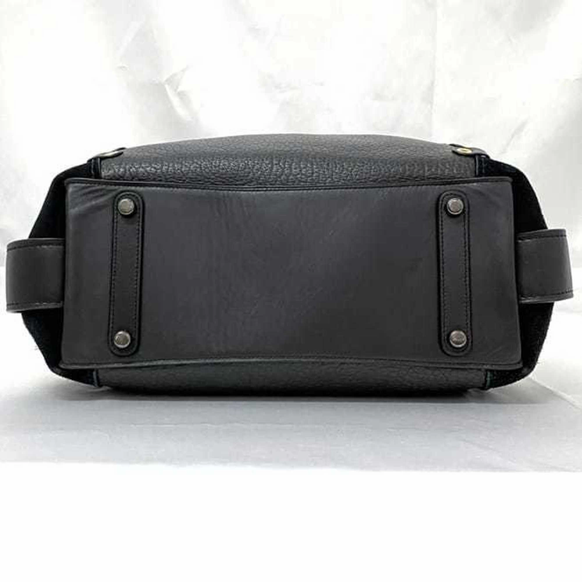 Coach Leather Suede Tote Bag (Pre-Owned)