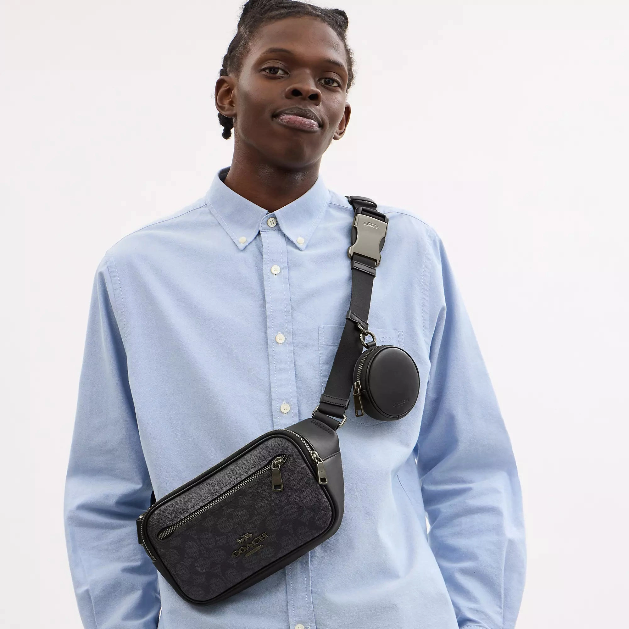Coach Outlet Elias Belt Bag In Signature Canvas
