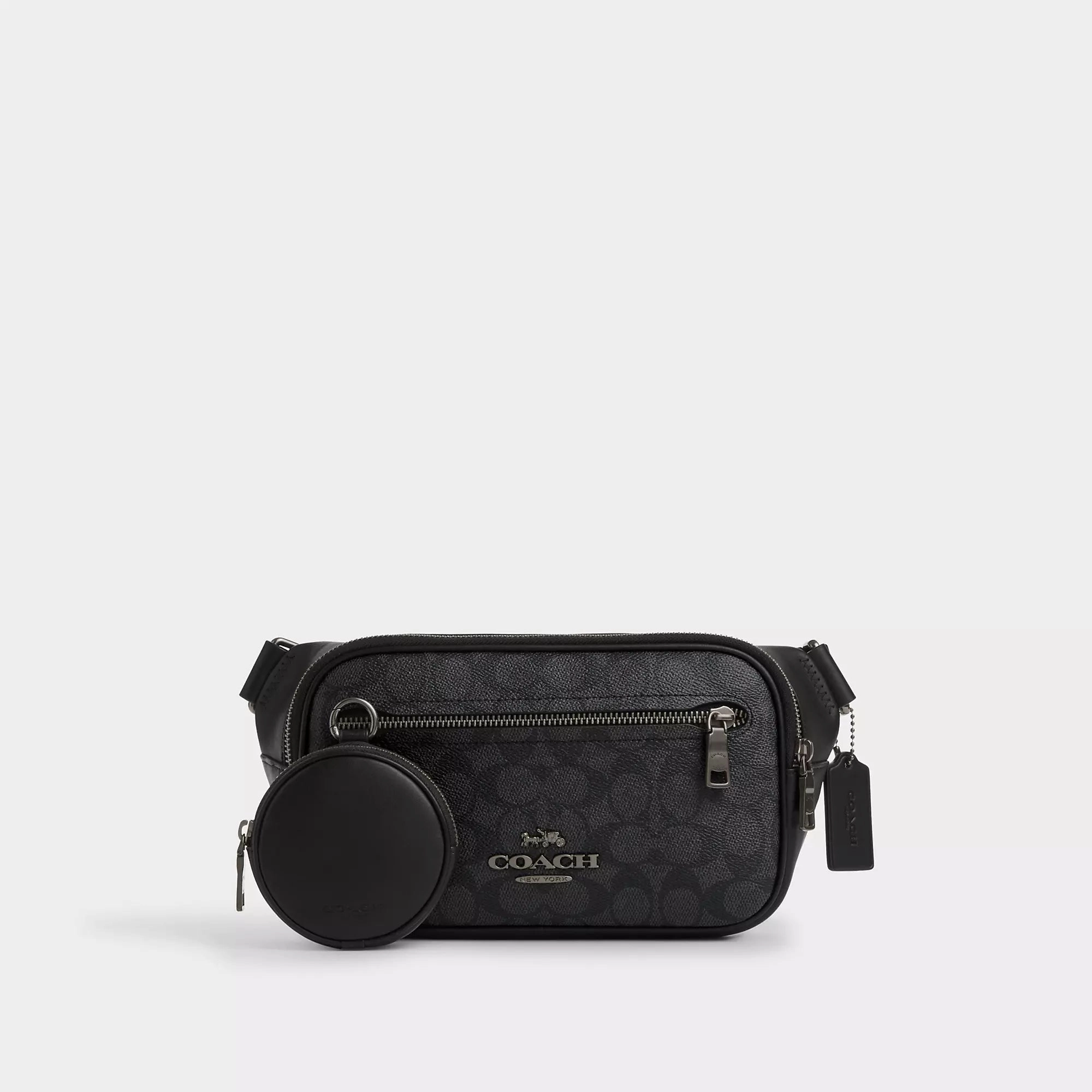 Coach Outlet Elias Belt Bag In Signature Canvas