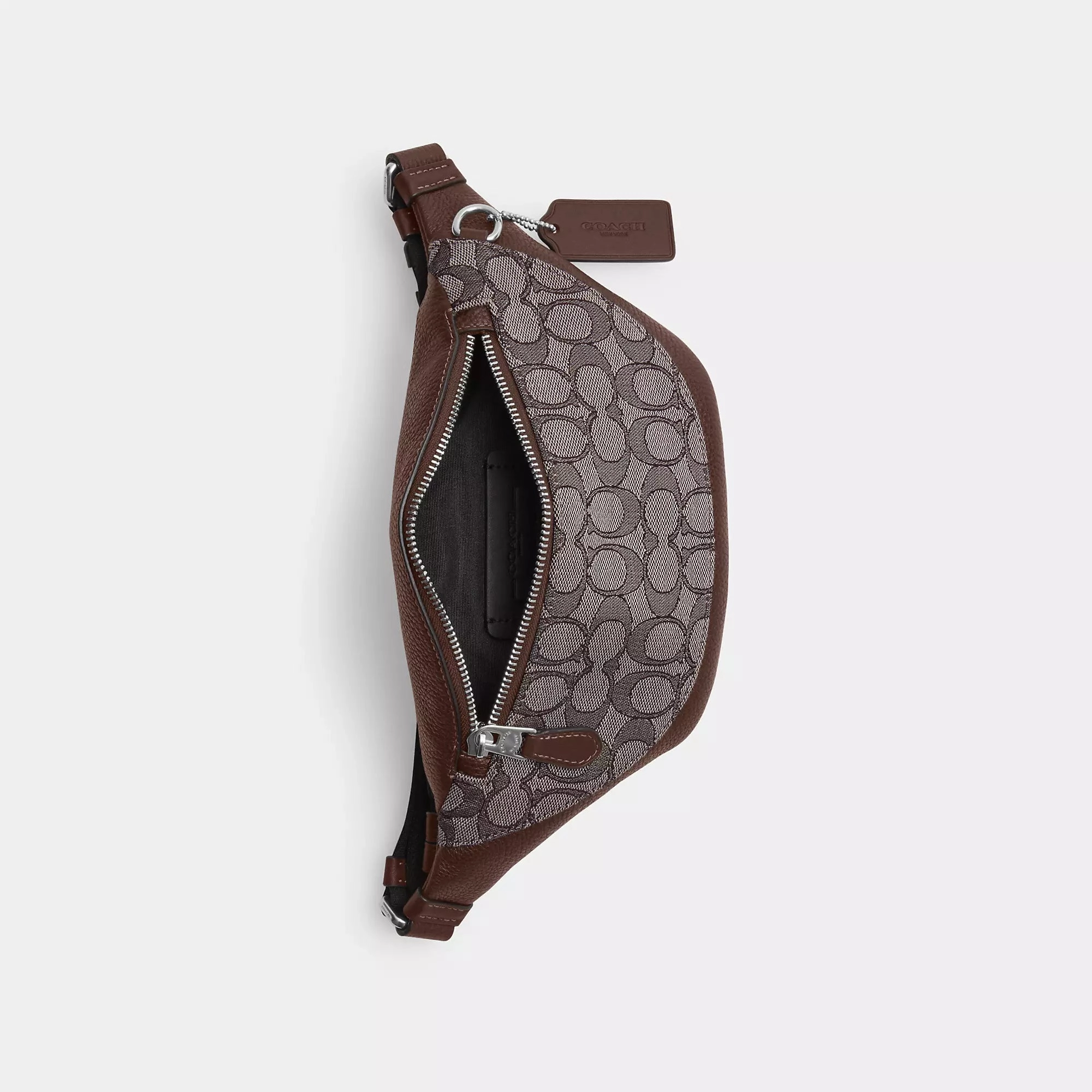 Coach Outlet Warren Mini Belt Bag In Signature Jacquard
