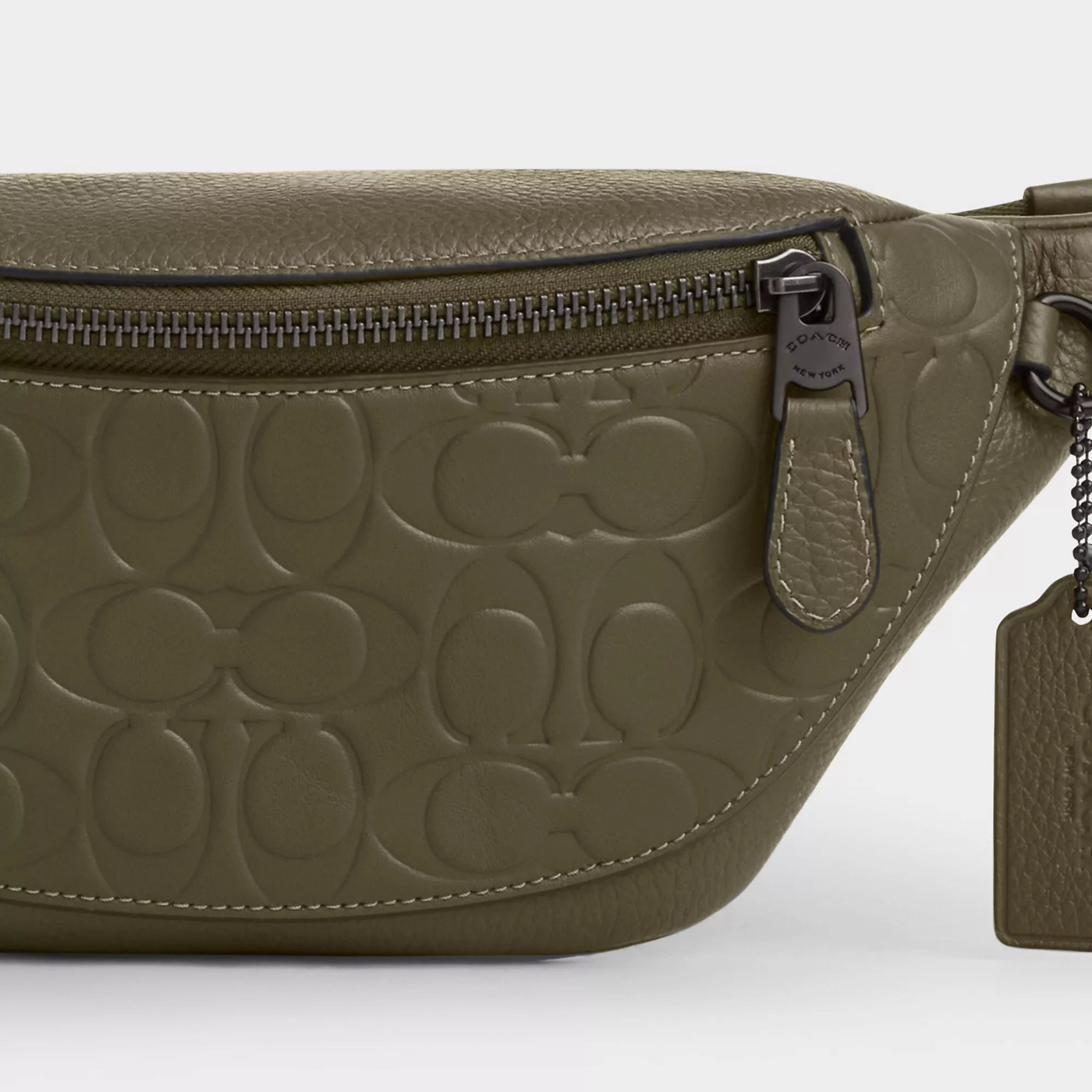 Coach Outlet Warren Mini Belt Bag In Signature Leather