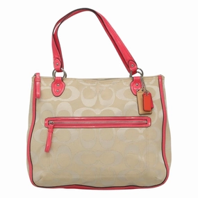 Coach Poppy Canvas Tote Bag (Pre-Owned)